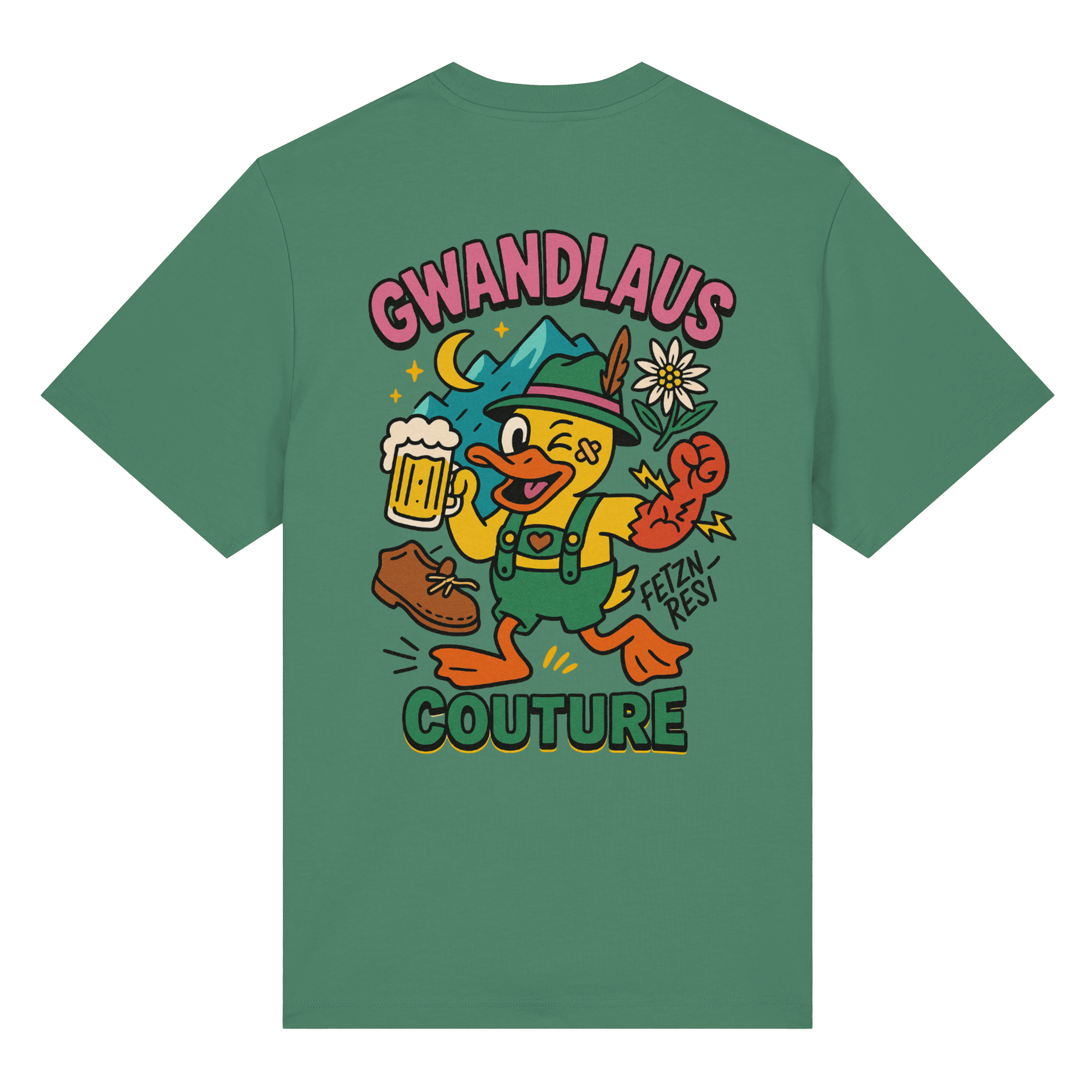 Crazy Duck - Organic Heavy T-Shirt