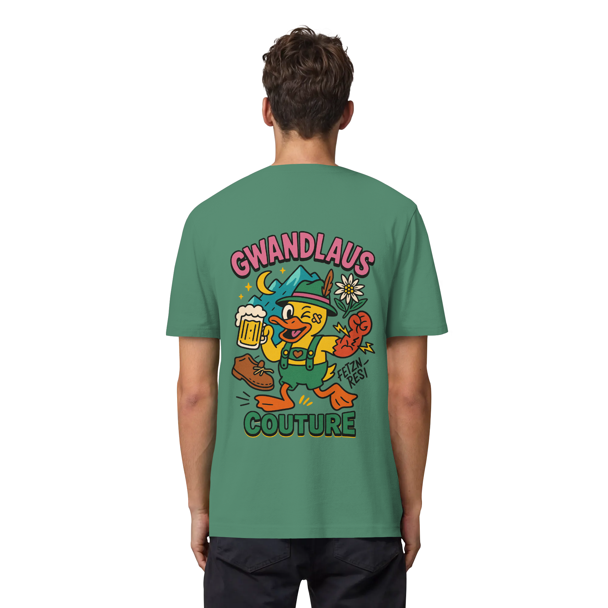 Crazy Duck - Organic Heavy T-Shirt
