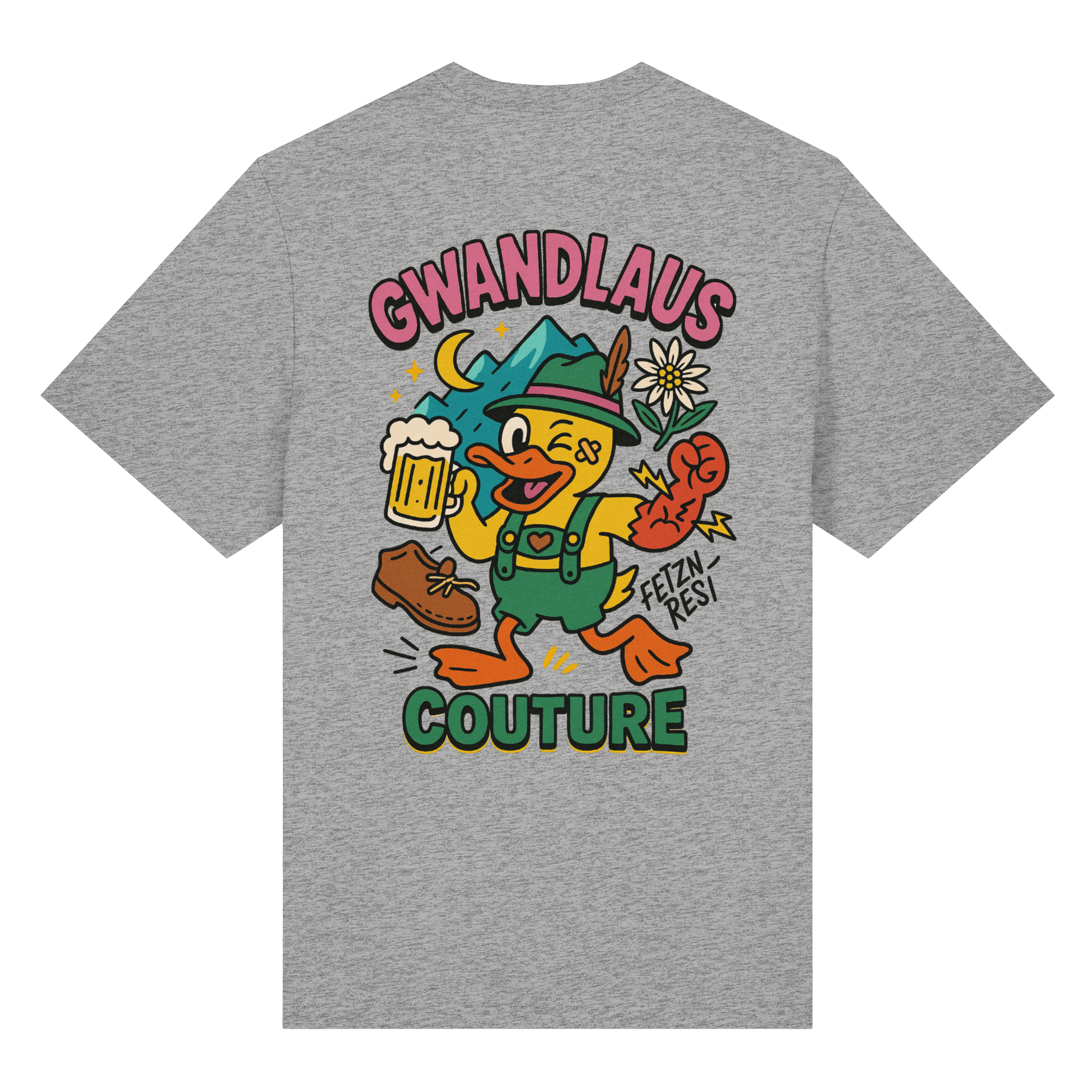 Crazy Duck - Organic Heavy T-Shirt