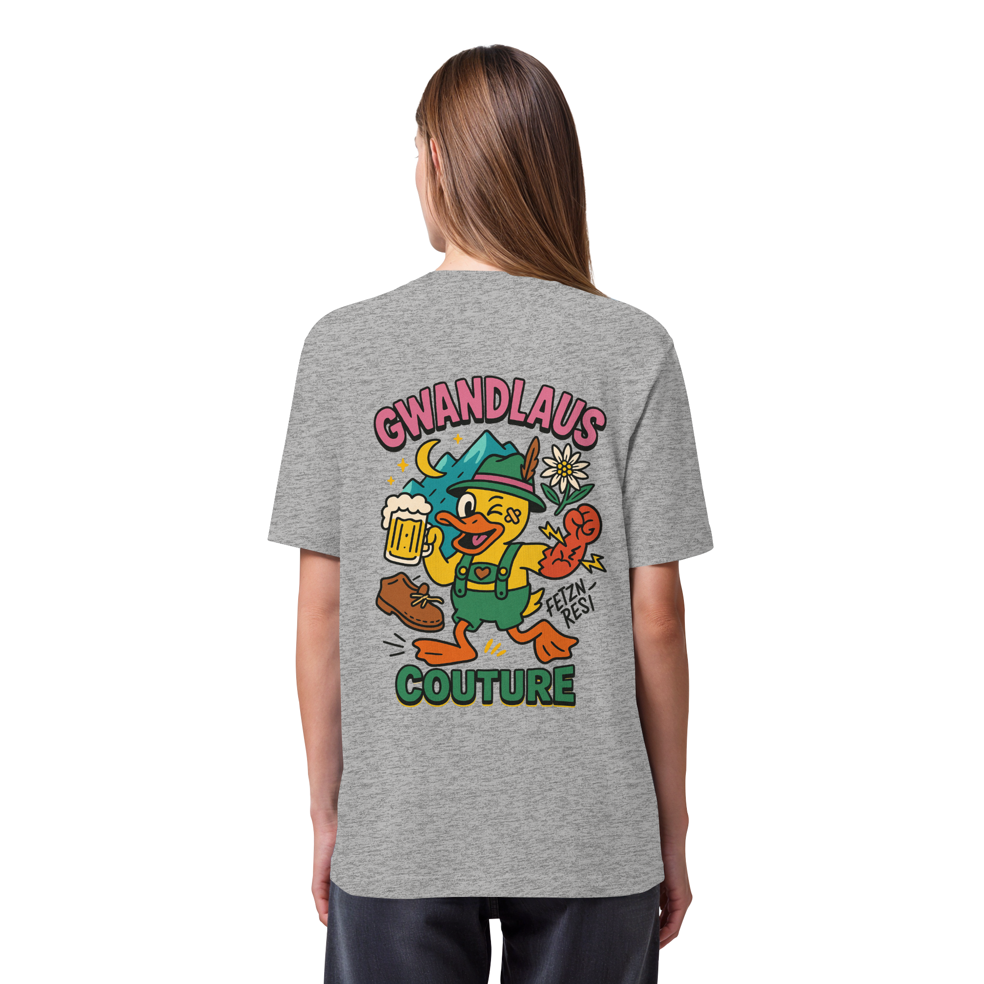 Crazy Duck - Organic Heavy T-Shirt