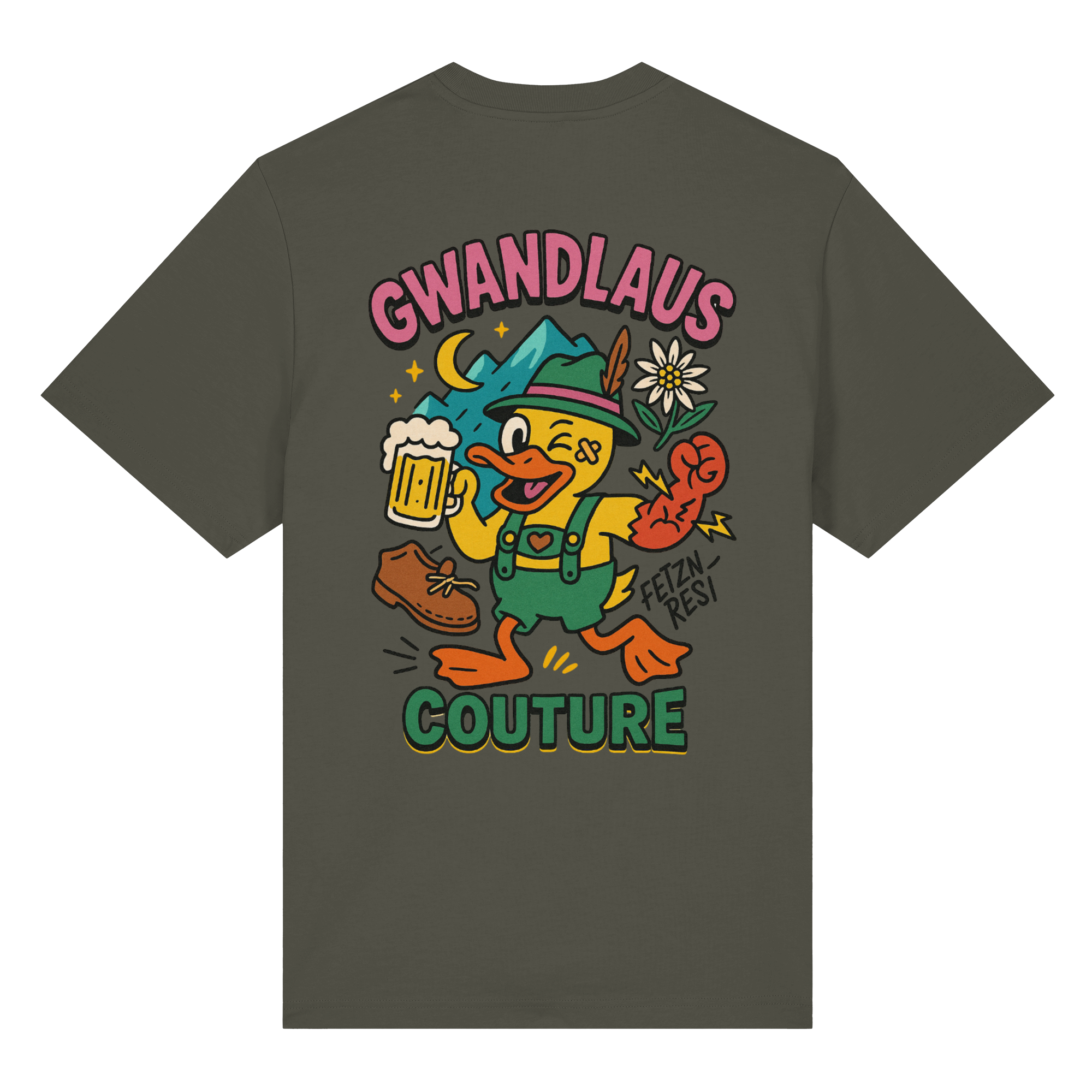 Crazy Duck - Organic Heavy T-Shirt