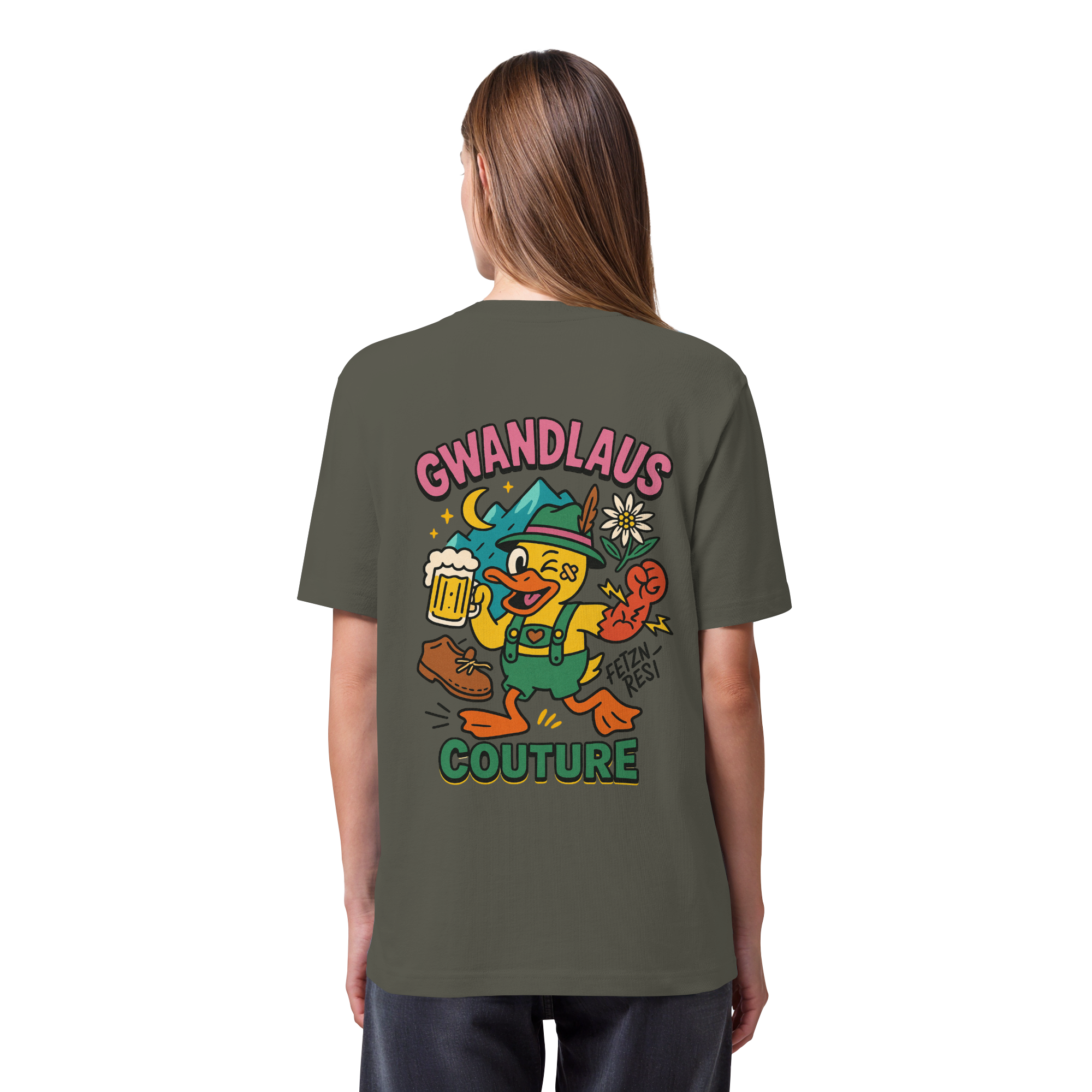 Crazy Duck - Organic Heavy T-Shirt