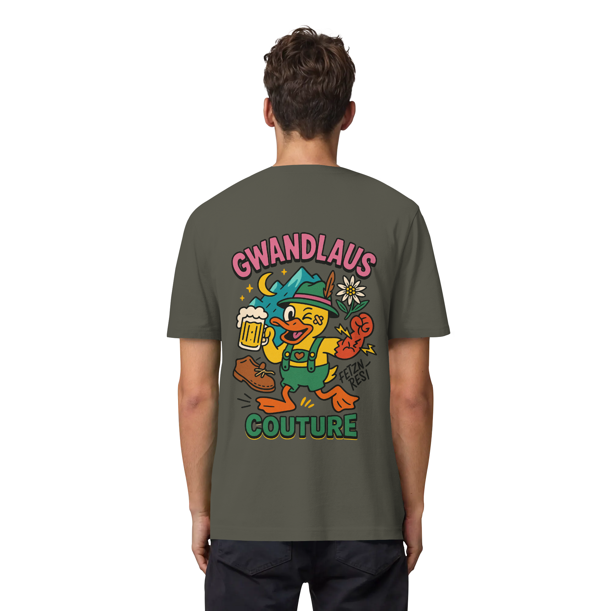 Crazy Duck - Organic Heavy T-Shirt