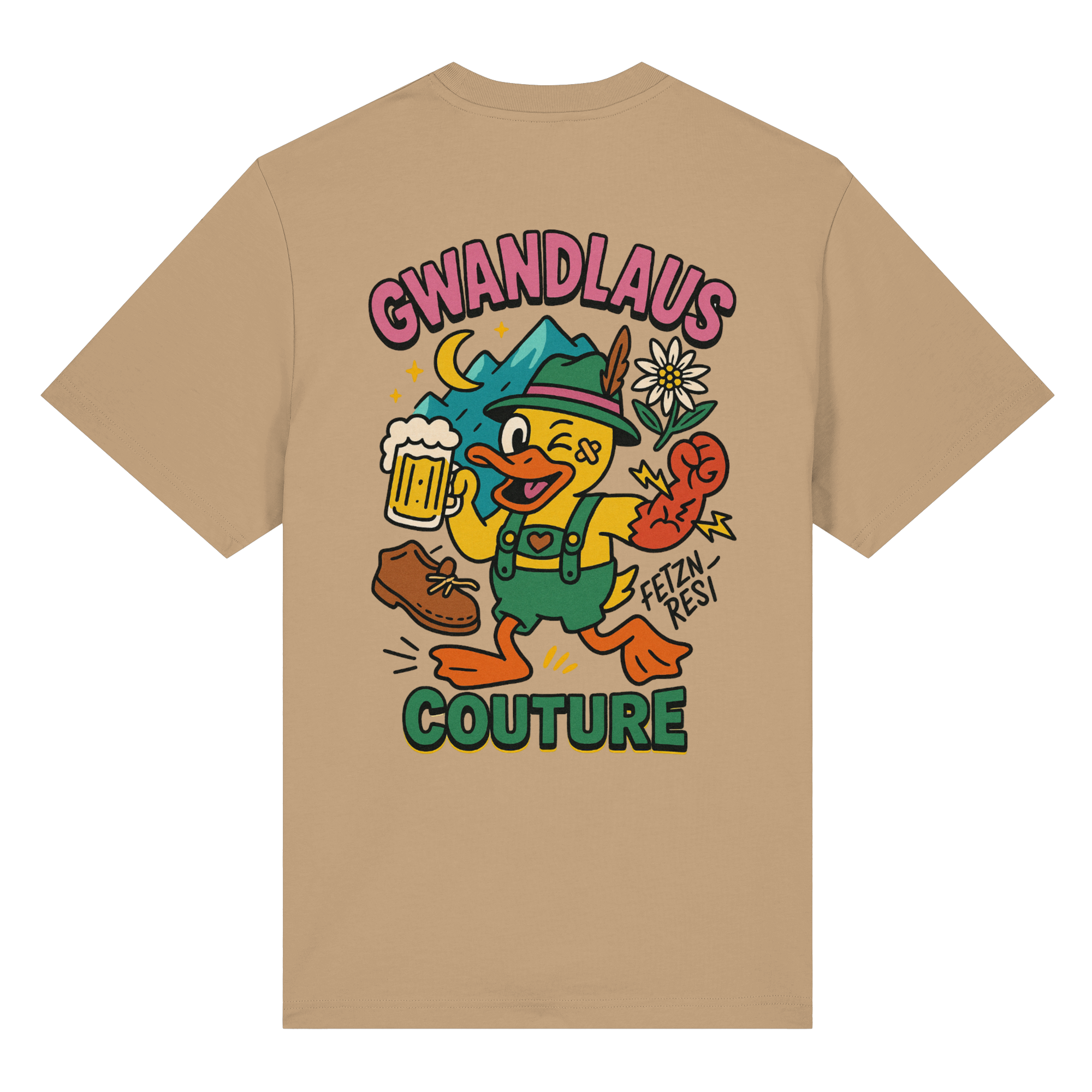 Crazy Duck - Organic Heavy T-Shirt