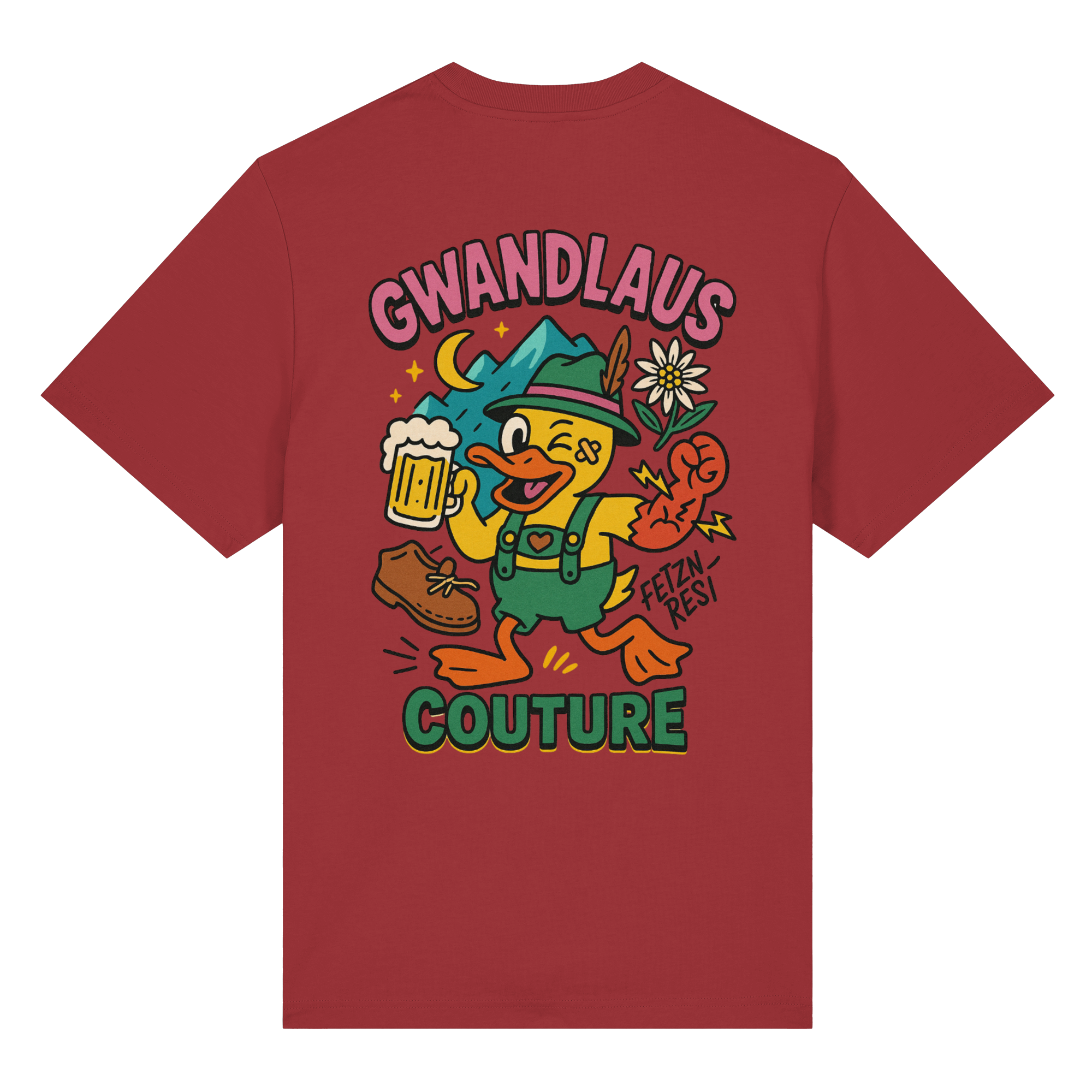 Crazy Duck - Organic Heavy T-Shirt