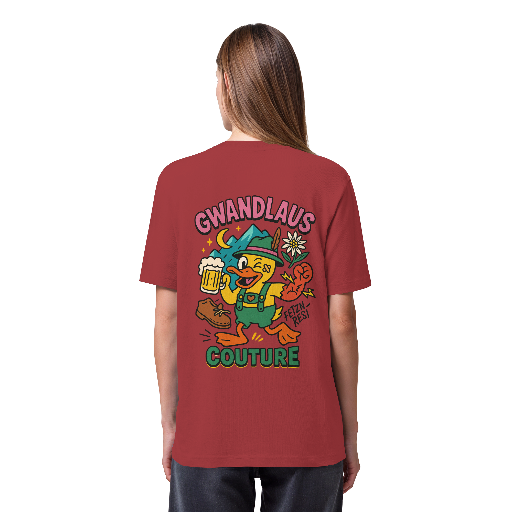 Crazy Duck - Organic Heavy T-Shirt