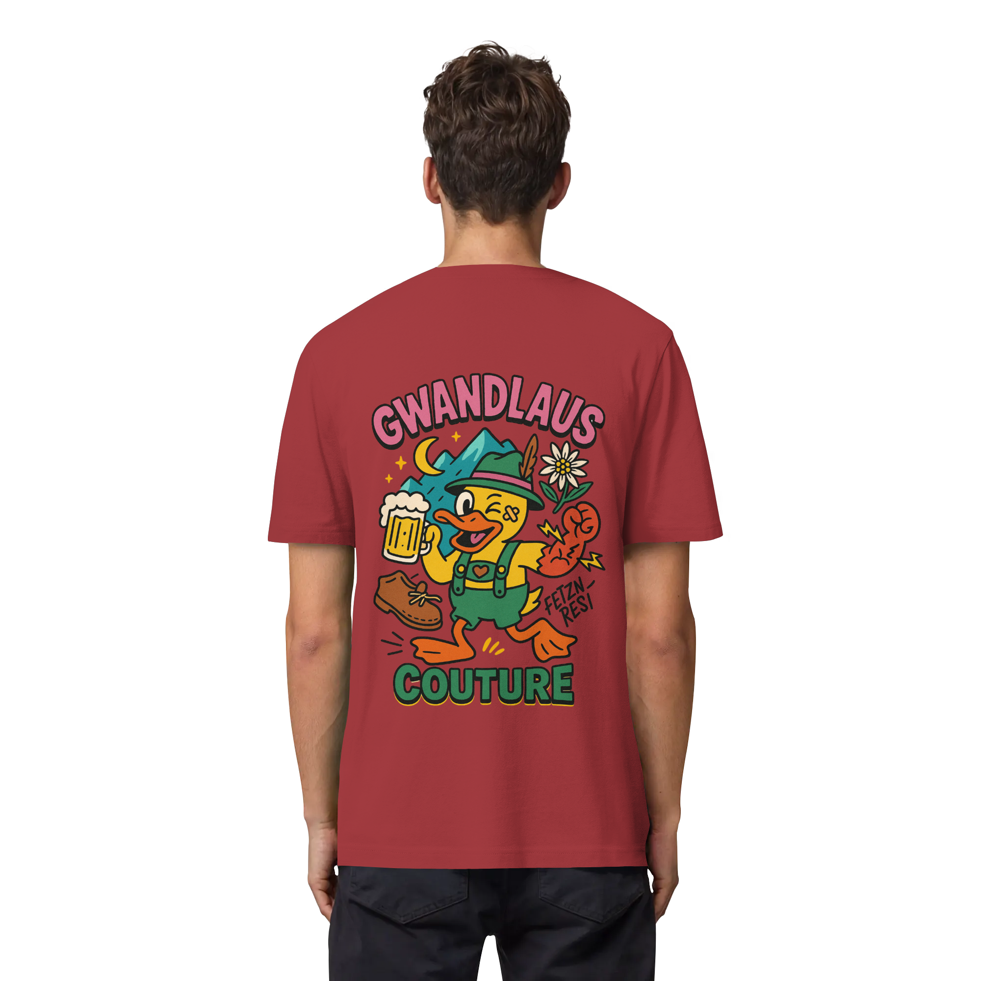 Crazy Duck - Organic Heavy T-Shirt