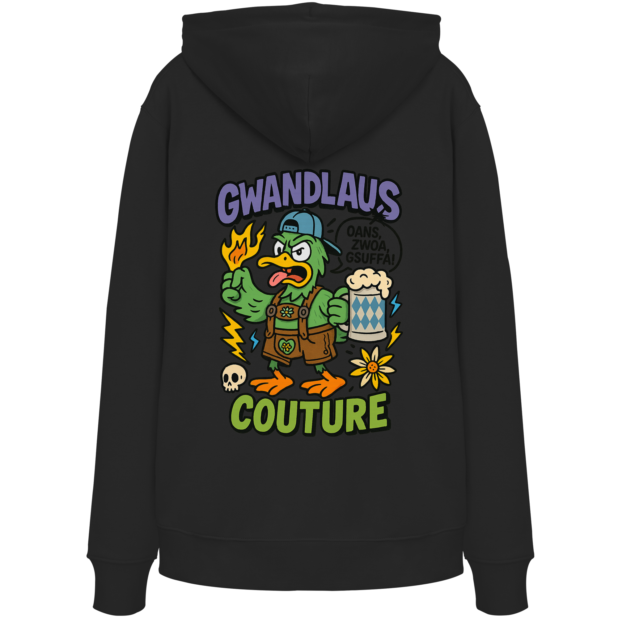 Ente süßsauer - Organic Hoodie