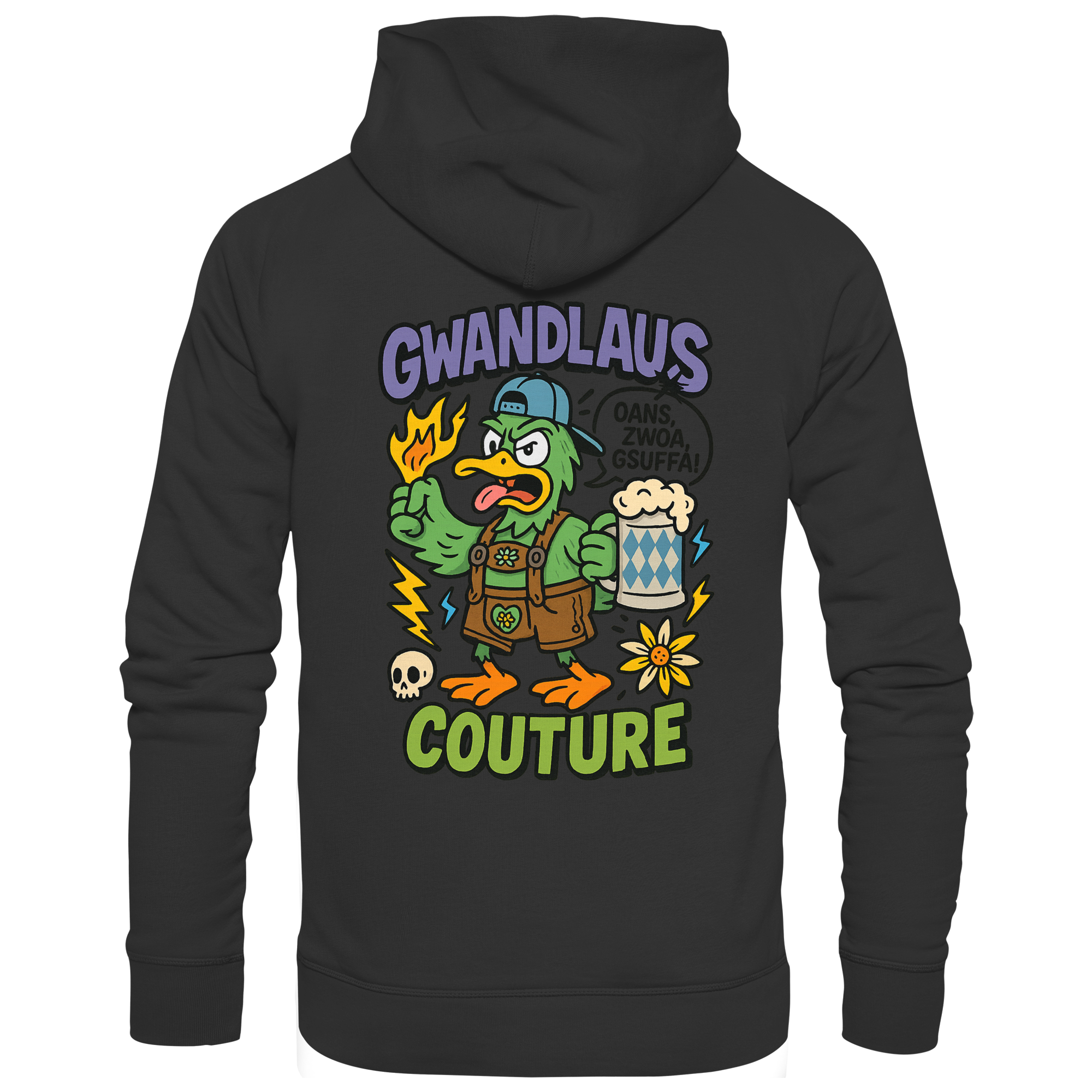 Ente süßsauer - Organic Hoodie