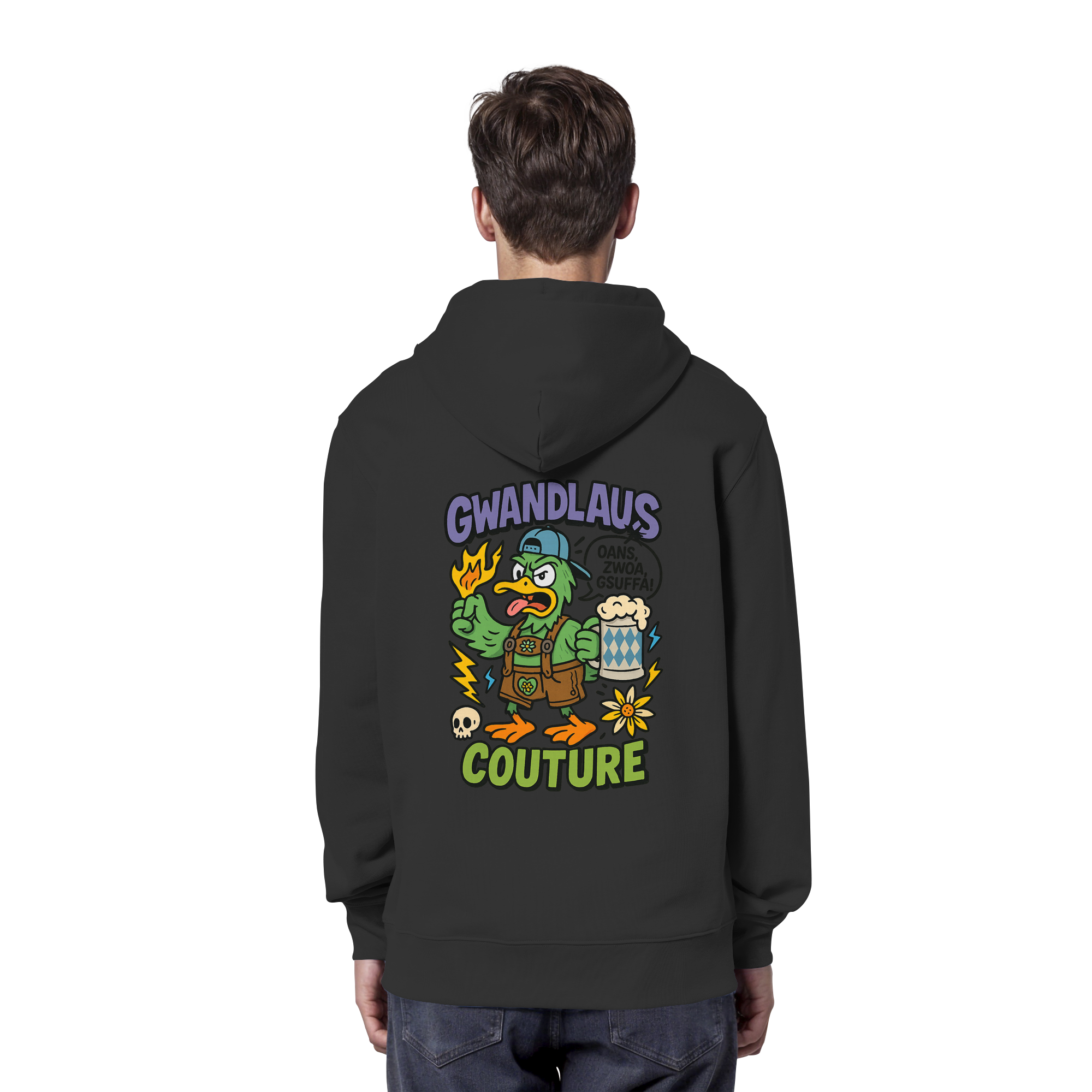 Ente süßsauer - Organic Hoodie