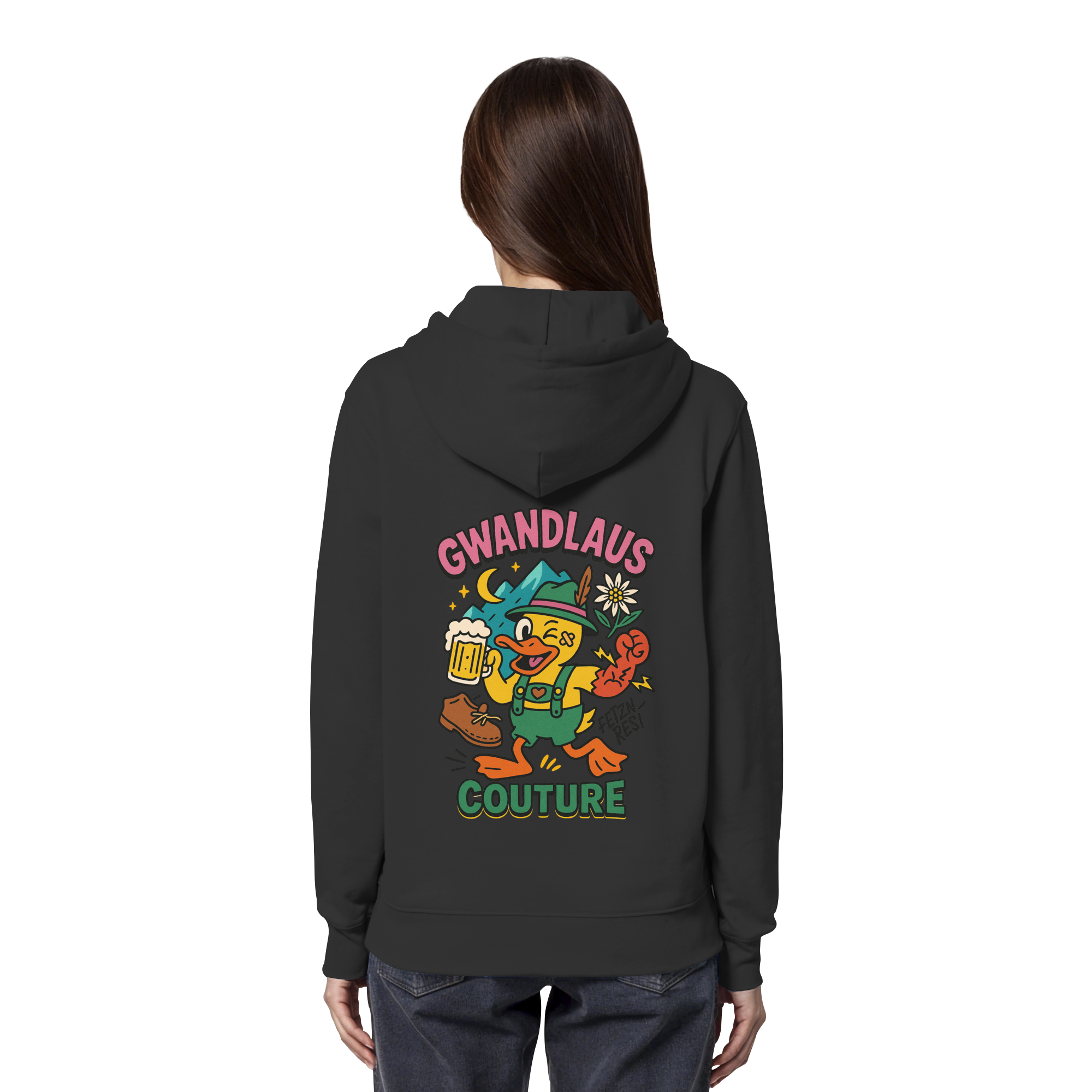 Crazy Duck - Organic Hoodie