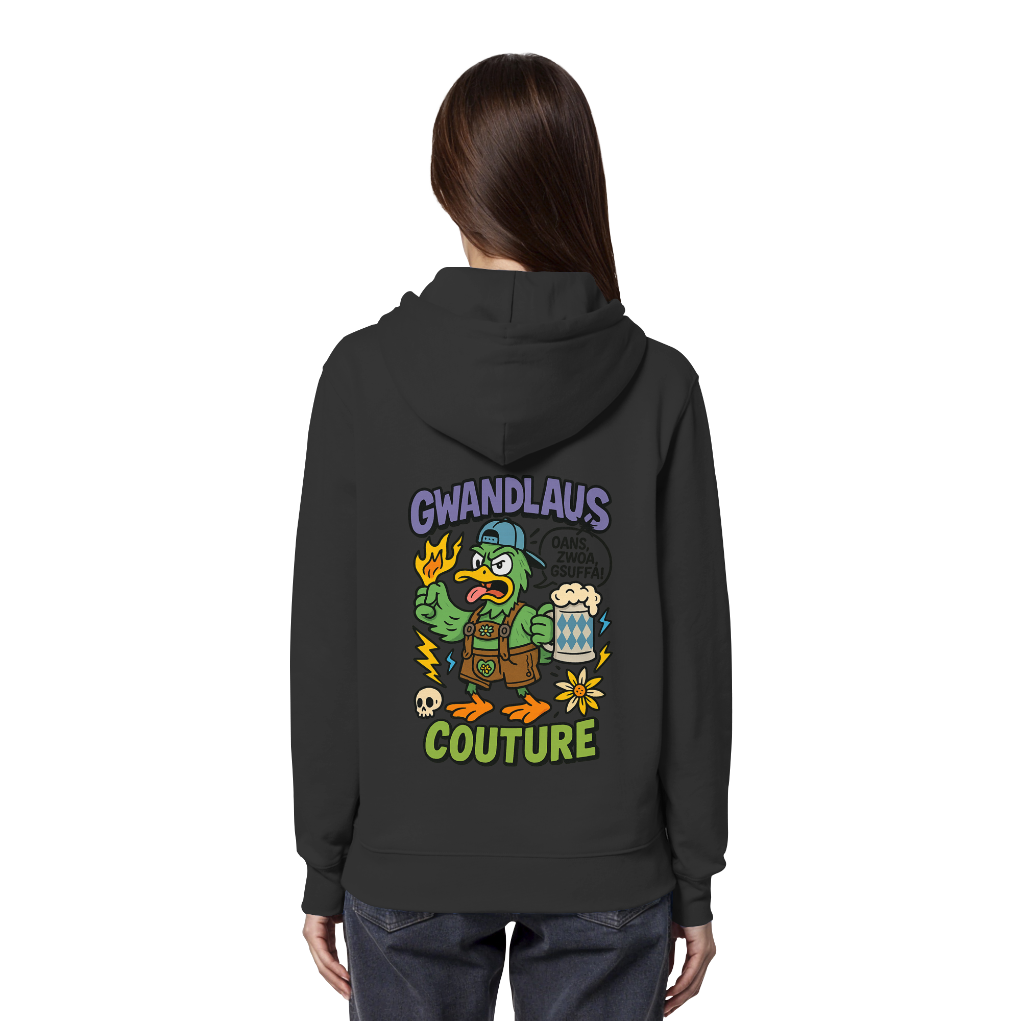 Ente süßsauer - Organic Hoodie
