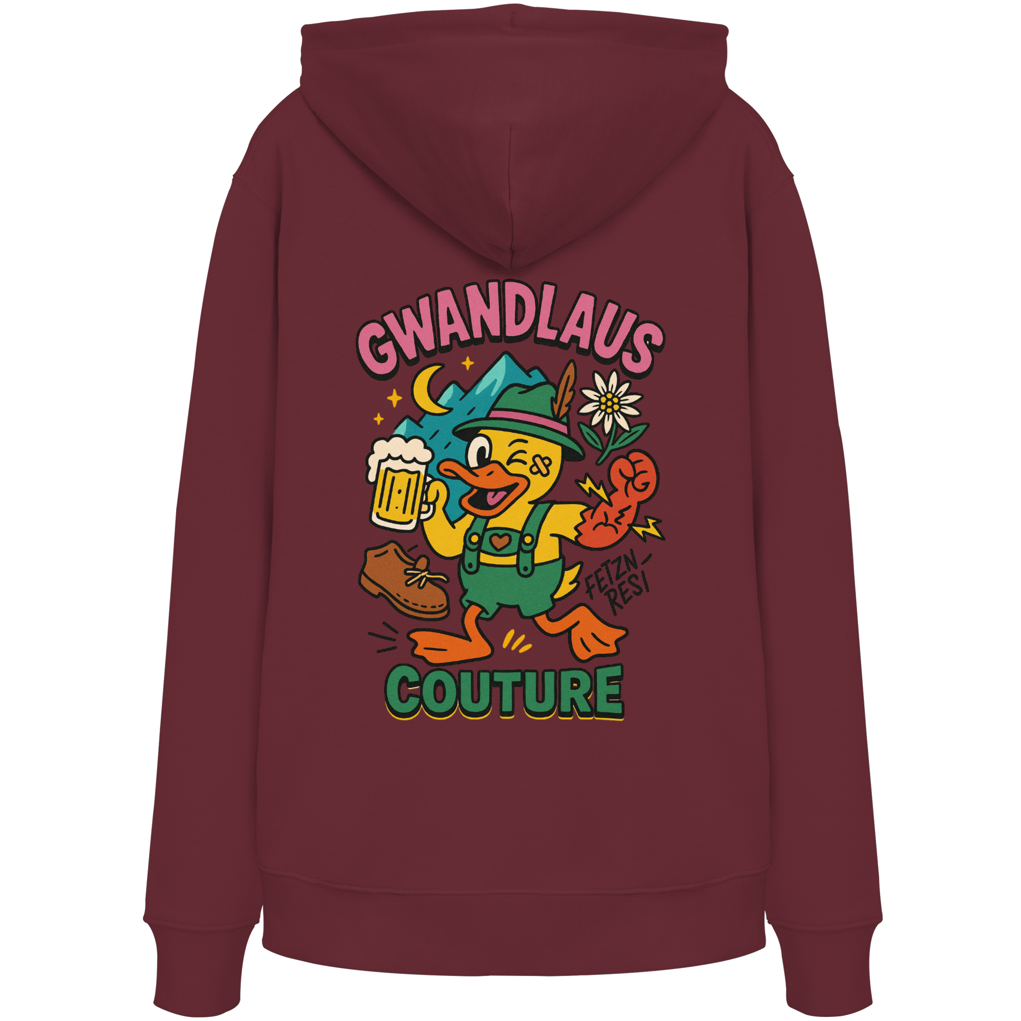 Crazy Duck - Organic Hoodie