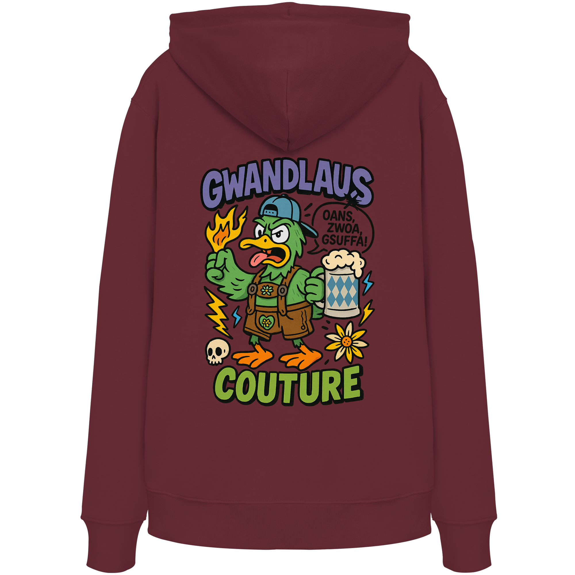 Ente süßsauer - Organic Hoodie