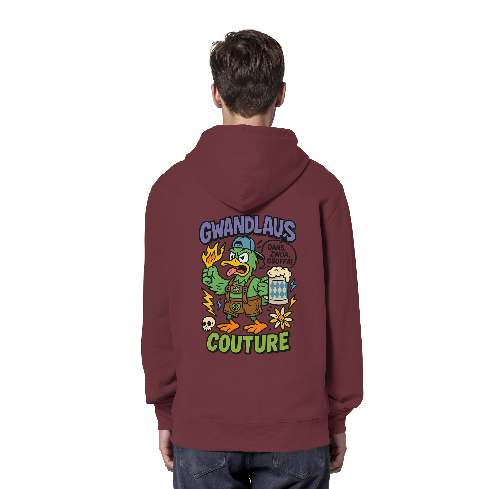 Ente süßsauer - Organic Hoodie