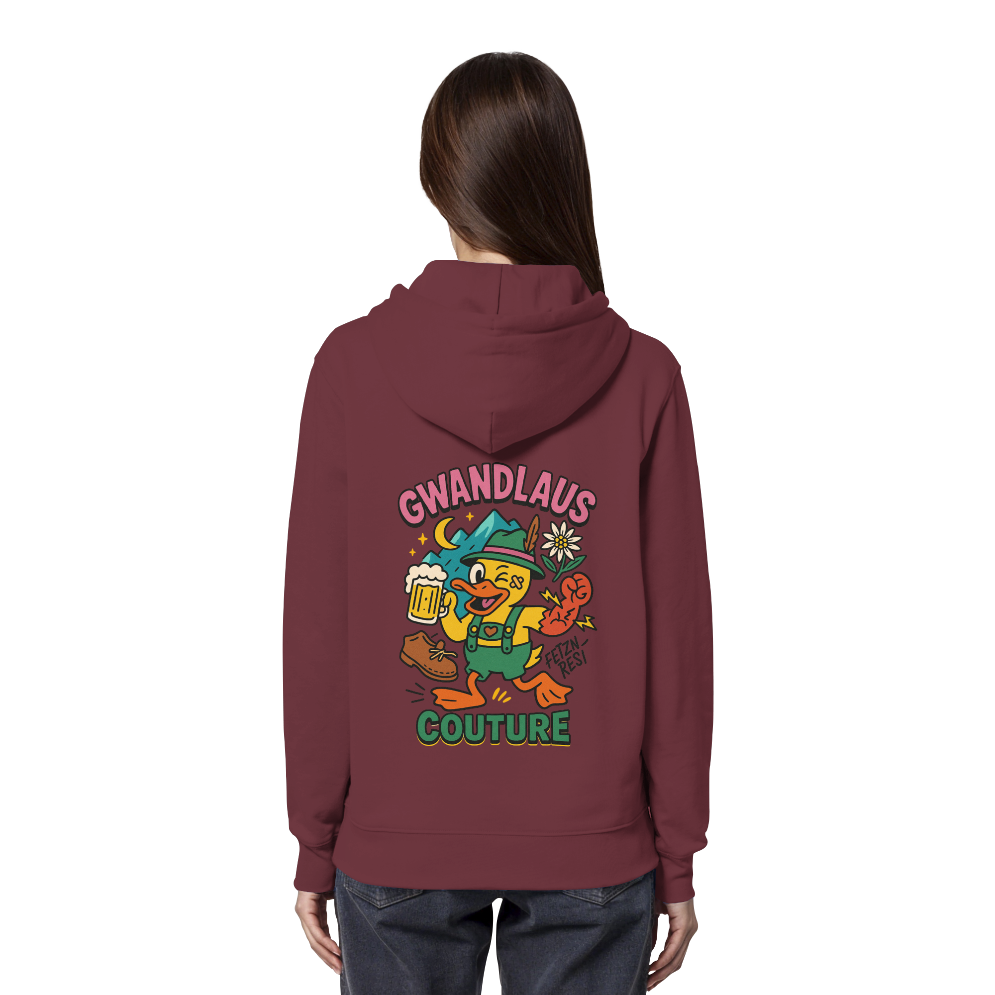 Crazy Duck - Organic Hoodie