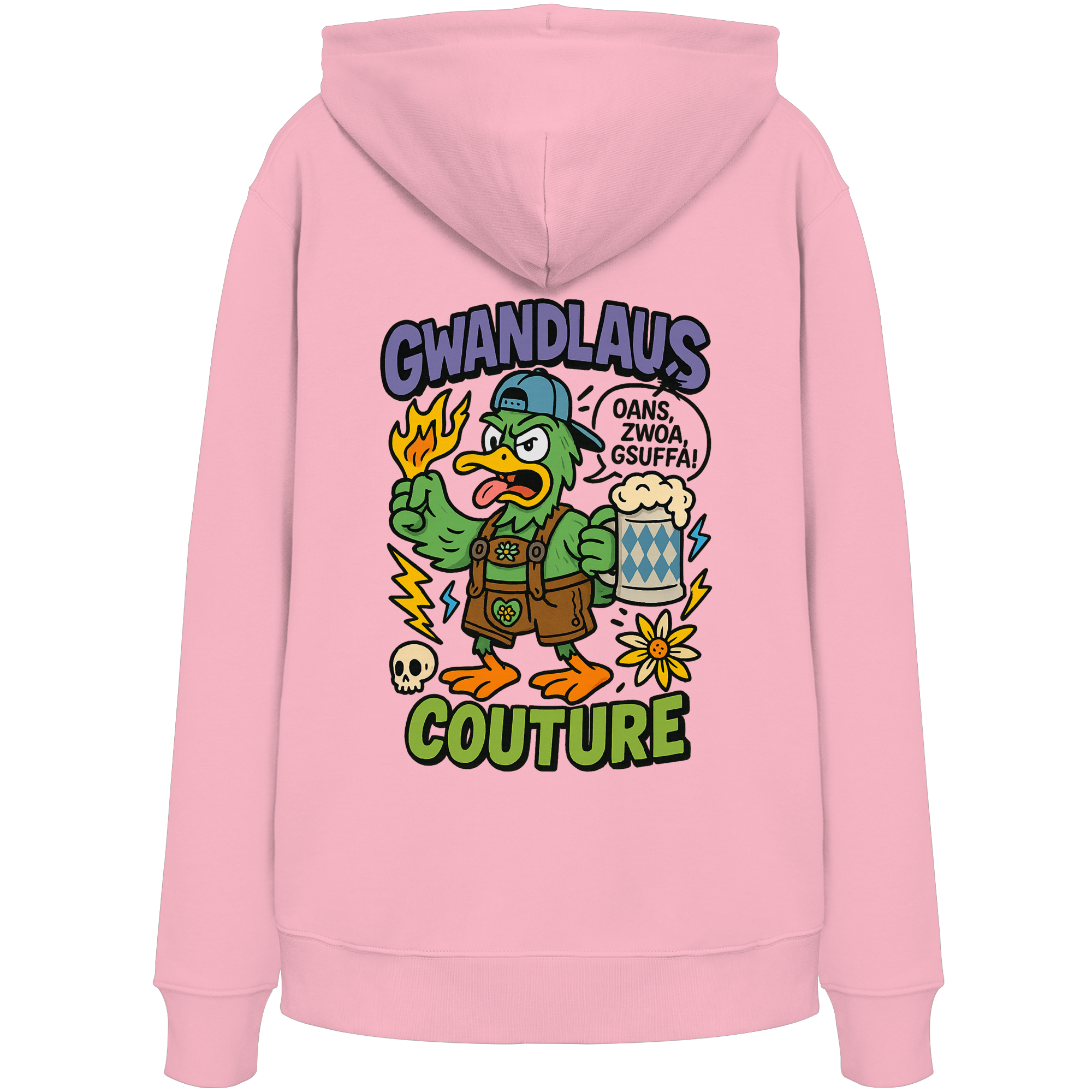 Ente süßsauer - Organic Hoodie