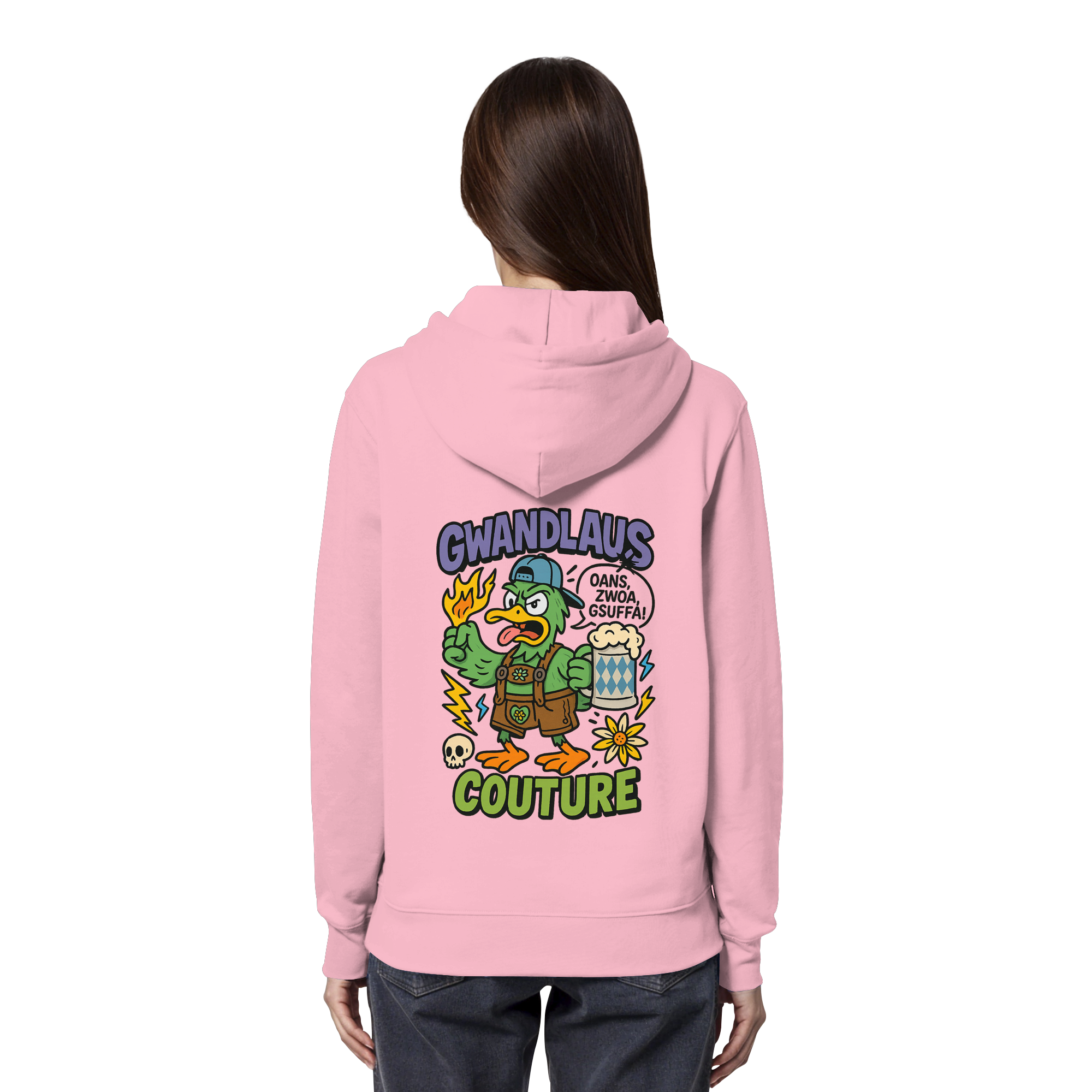Ente süßsauer - Organic Hoodie
