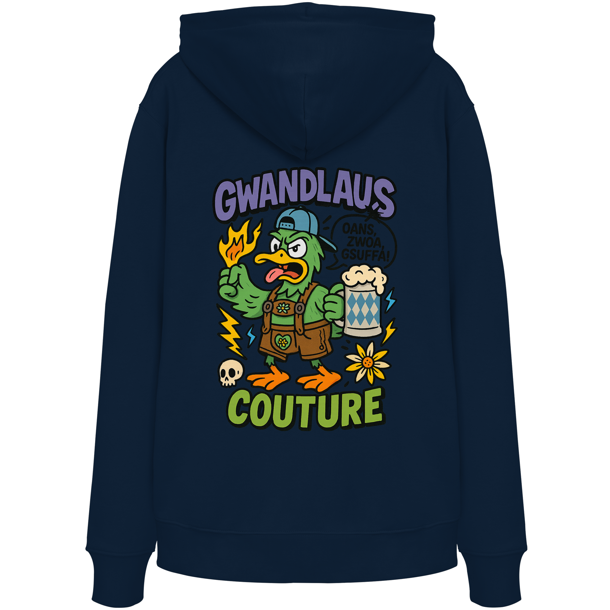 Ente süßsauer - Organic Hoodie