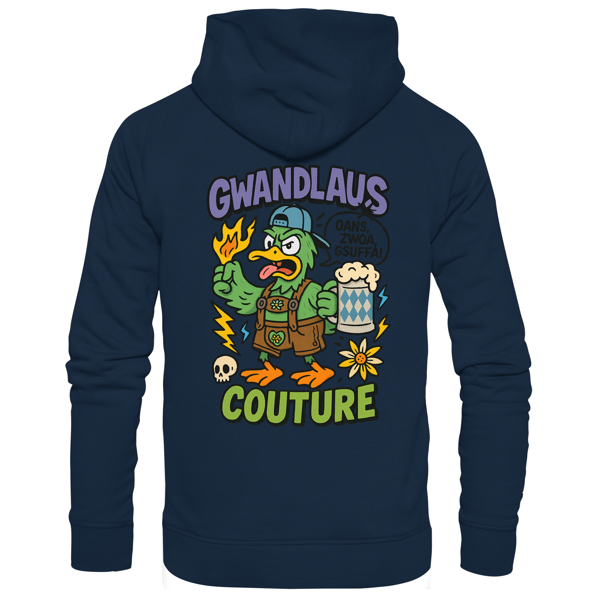 Ente süßsauer - Organic Hoodie