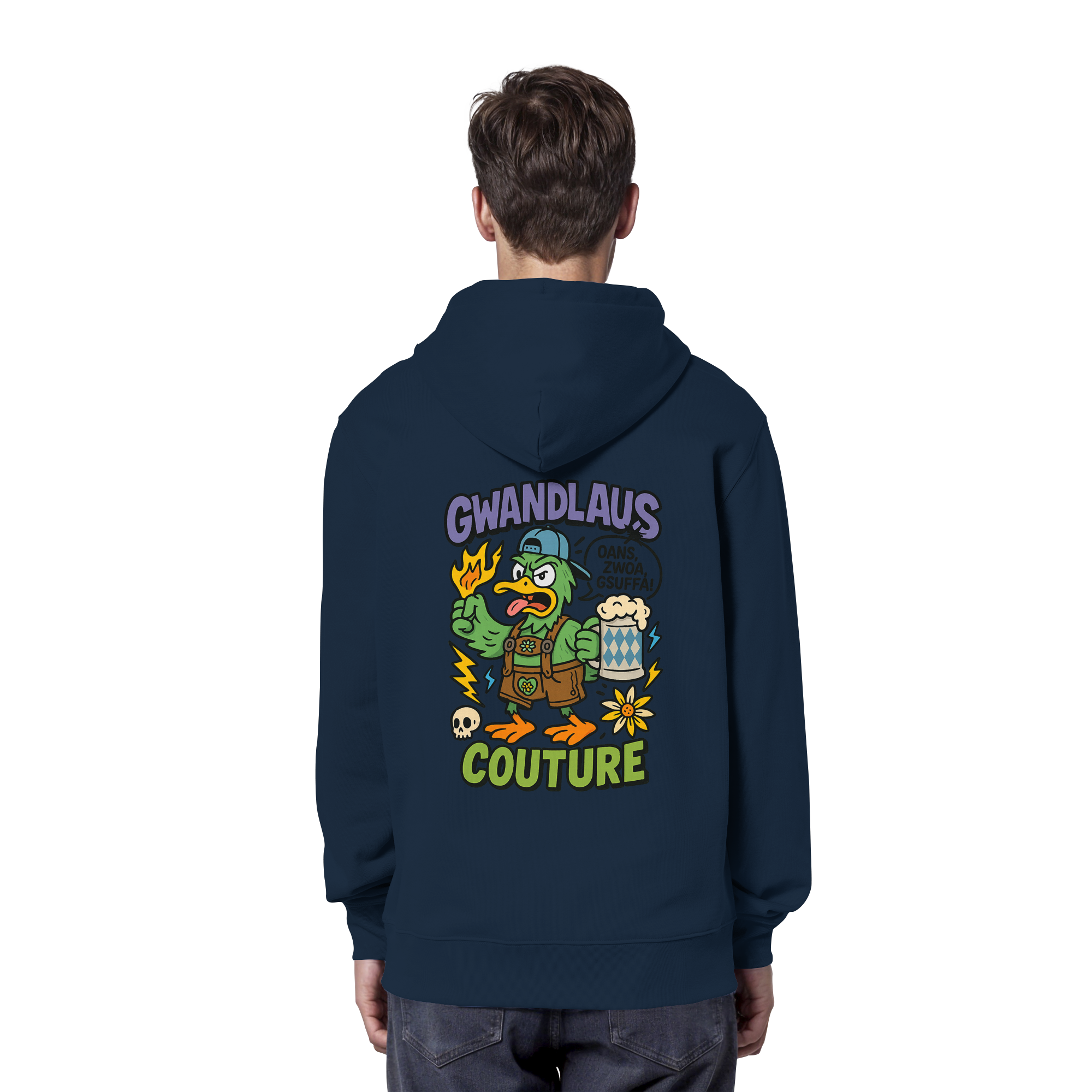 Ente süßsauer - Organic Hoodie