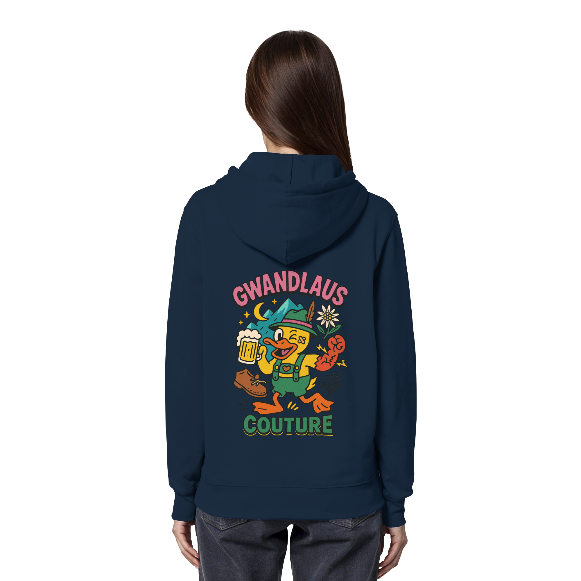Crazy Duck - Organic Hoodie