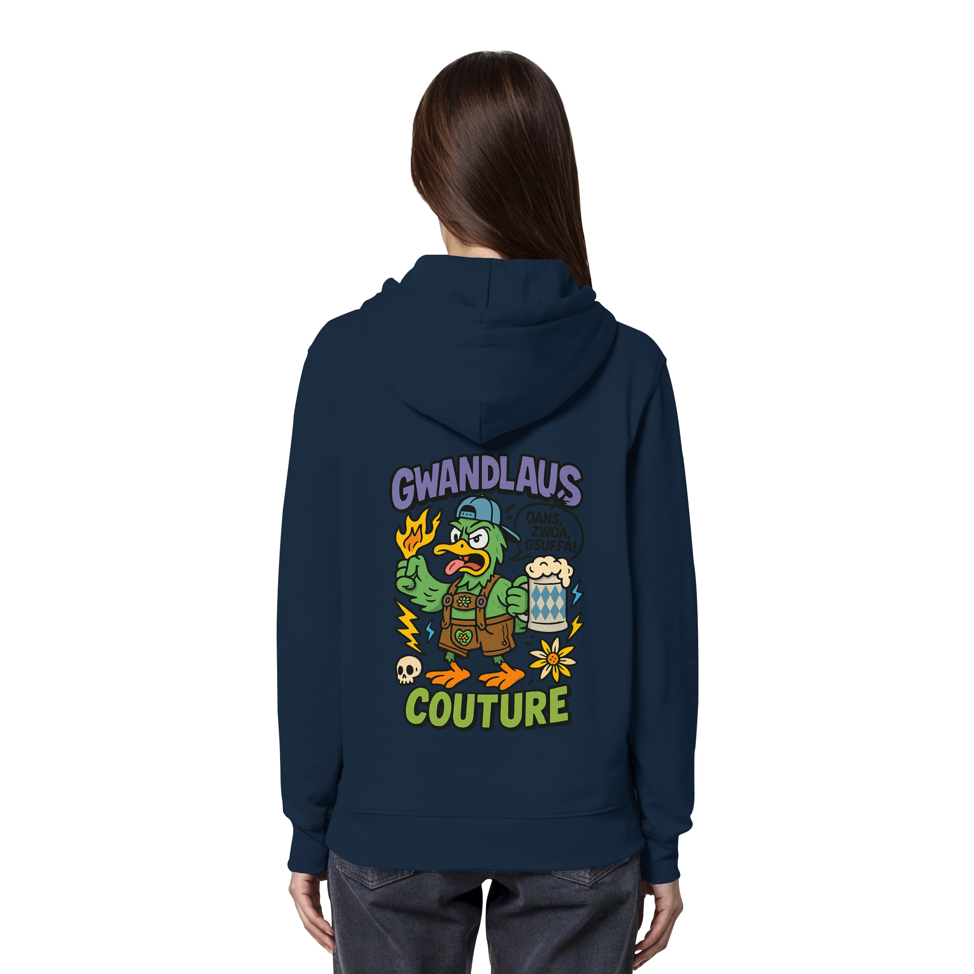 Ente süßsauer - Organic Hoodie