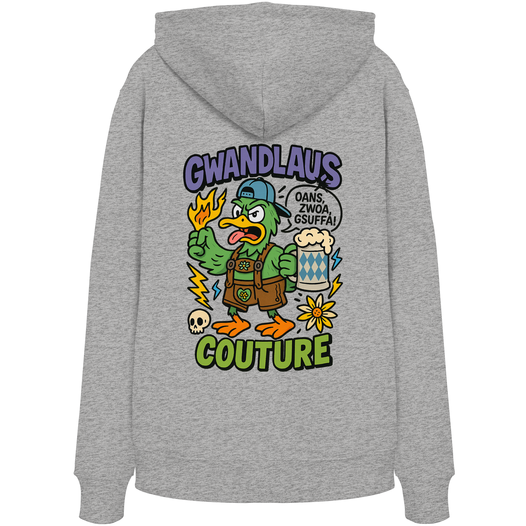 Ente süßsauer - Organic Hoodie