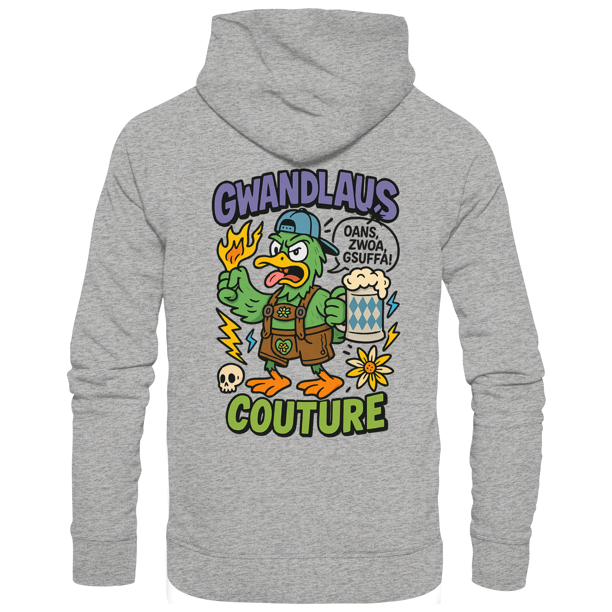 Ente süßsauer - Organic Hoodie