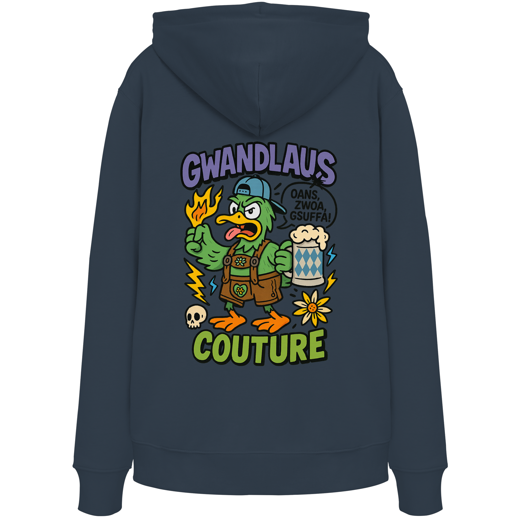 Ente süßsauer - Organic Hoodie