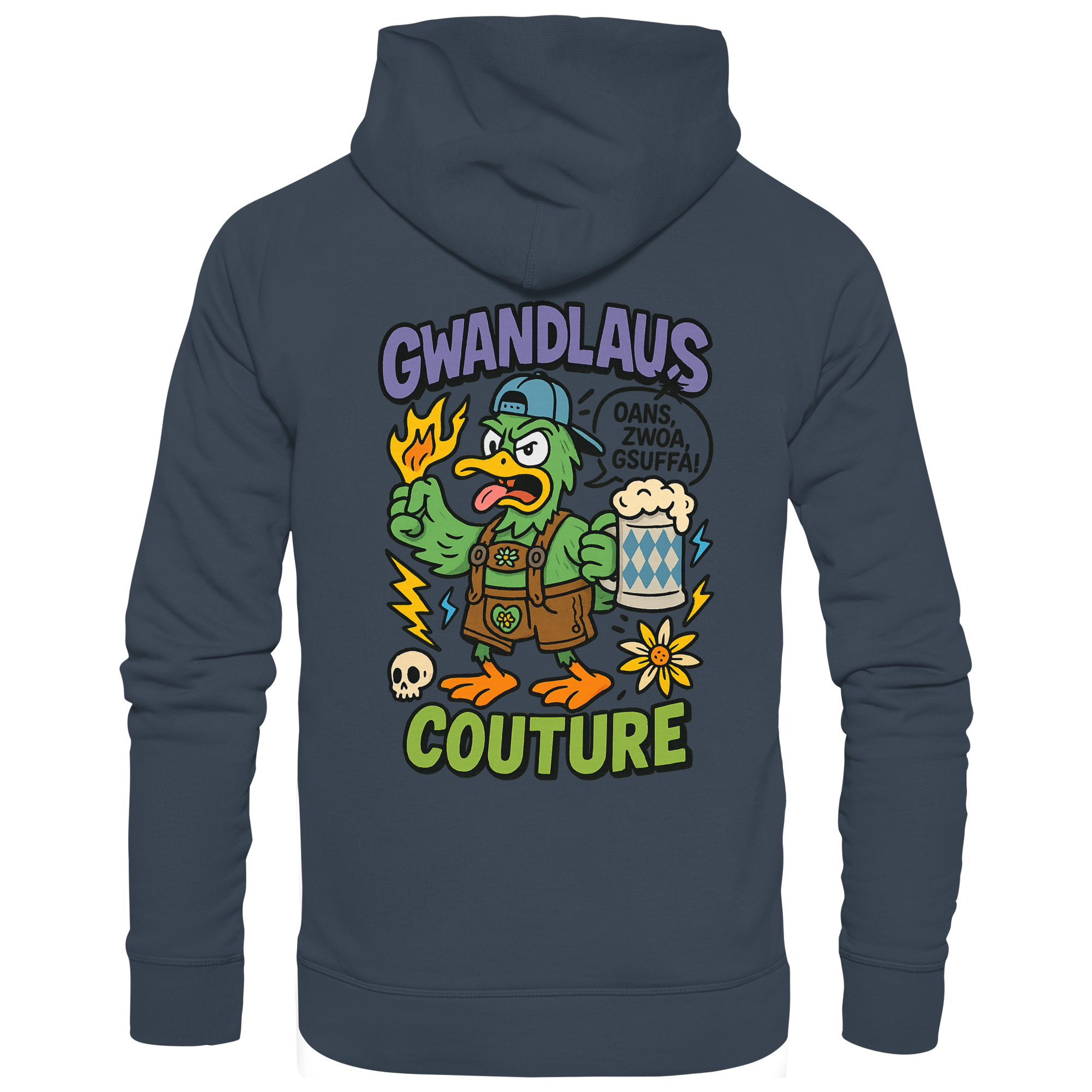 Ente süßsauer - Organic Hoodie