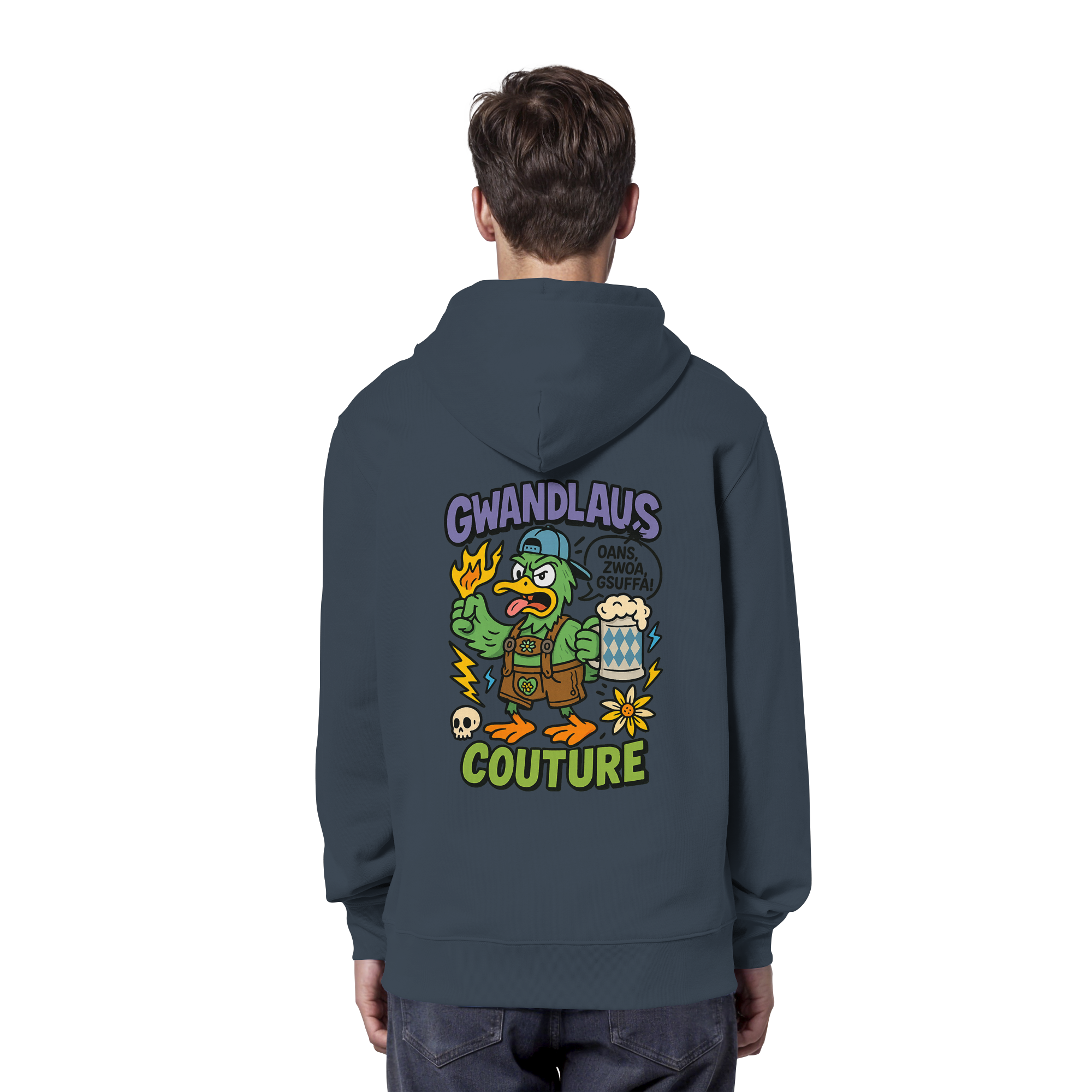Ente süßsauer - Organic Hoodie