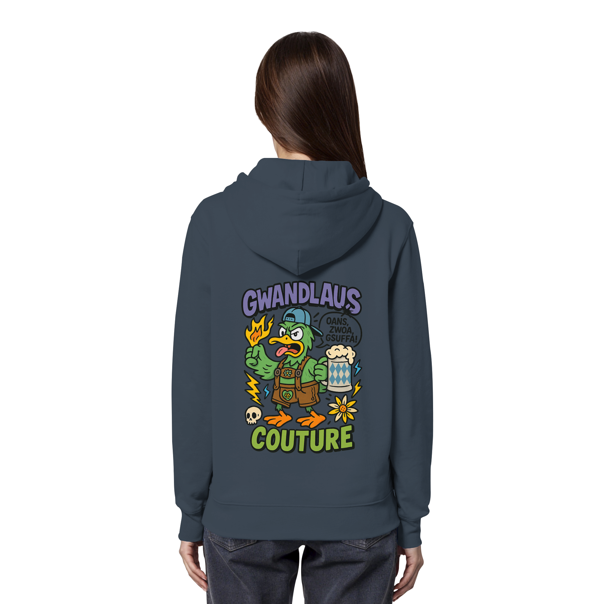 Ente süßsauer - Organic Hoodie