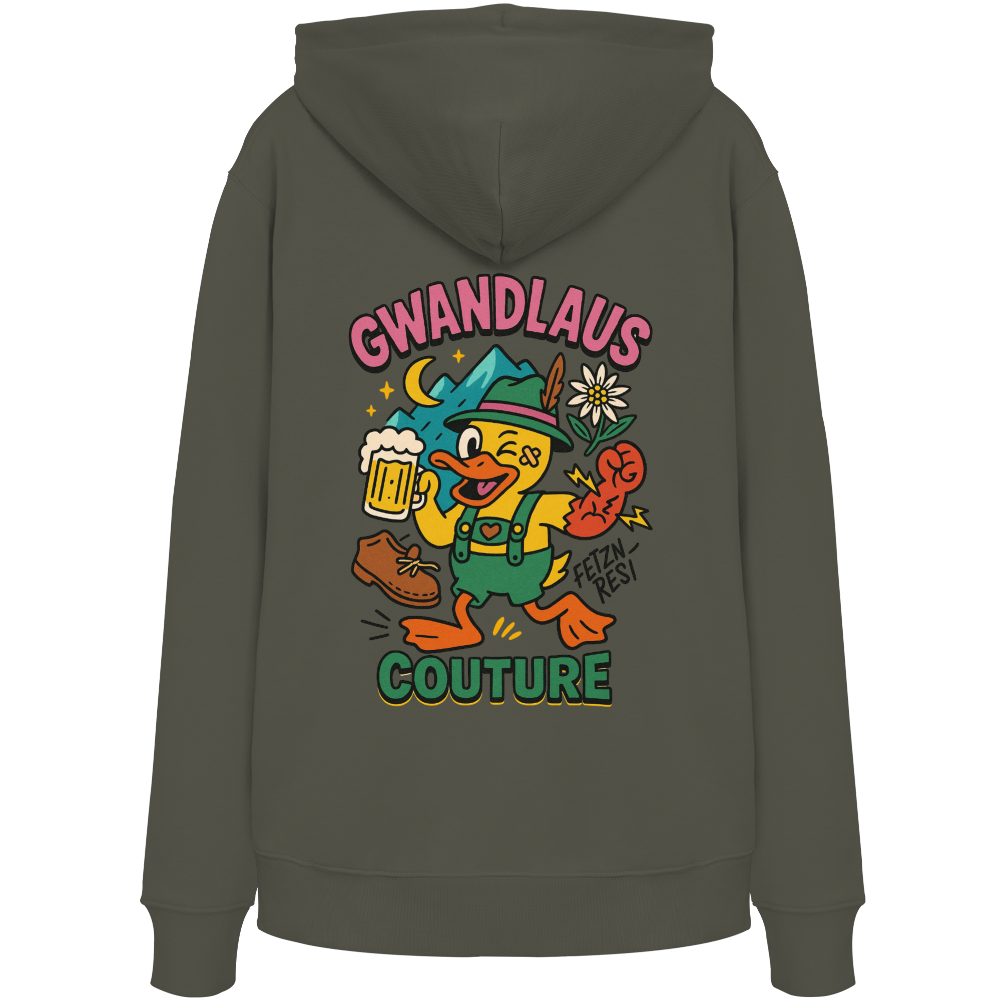 Crazy Duck - Organic Hoodie