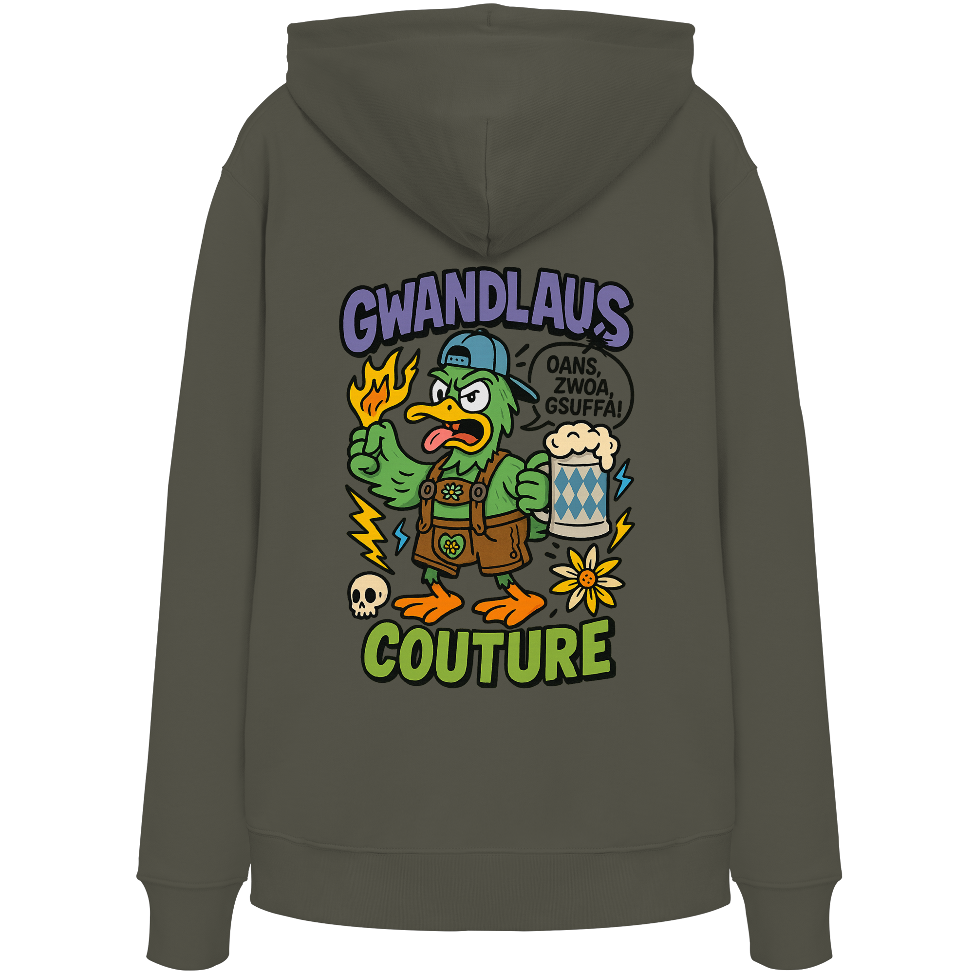 Ente süßsauer - Organic Hoodie