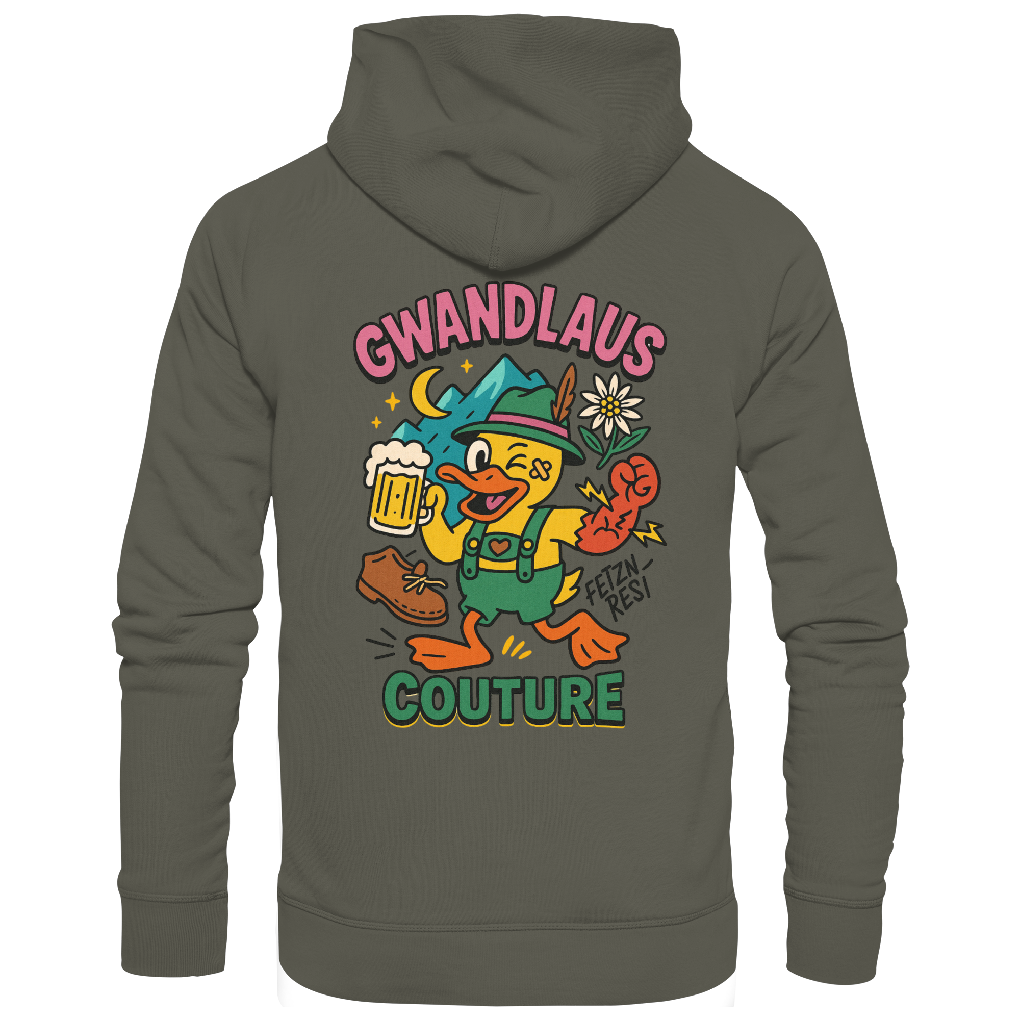 Crazy Duck - Organic Hoodie