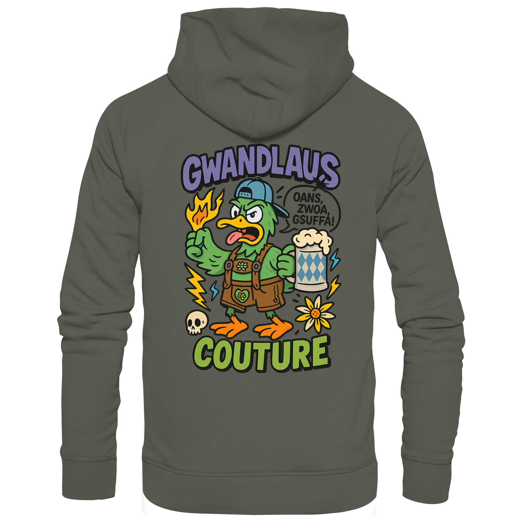 Ente süßsauer - Organic Hoodie