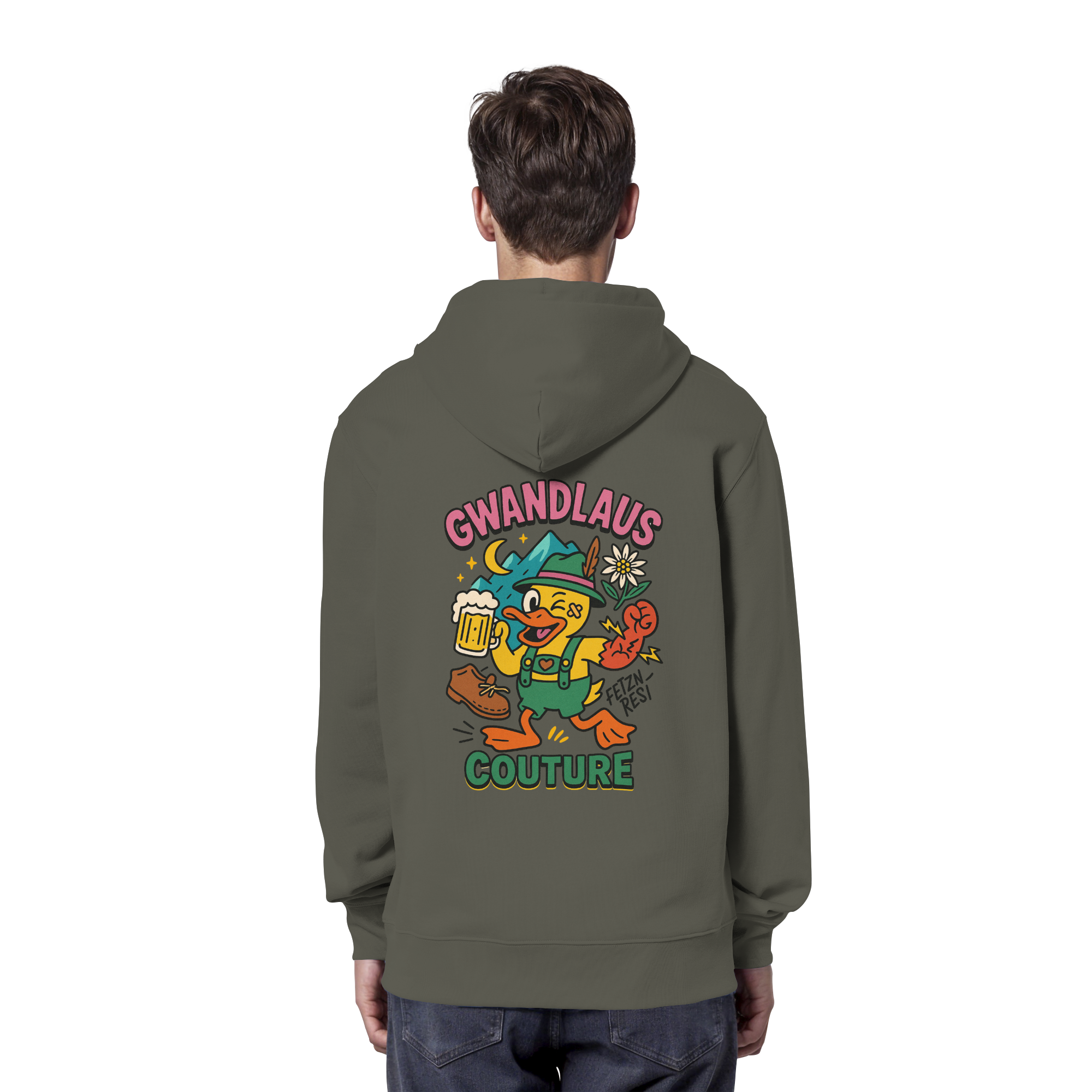 Crazy Duck - Organic Hoodie
