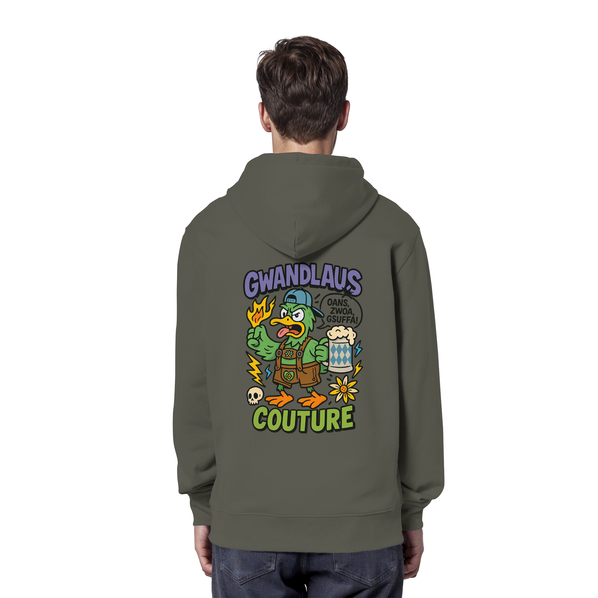 Ente süßsauer - Organic Hoodie