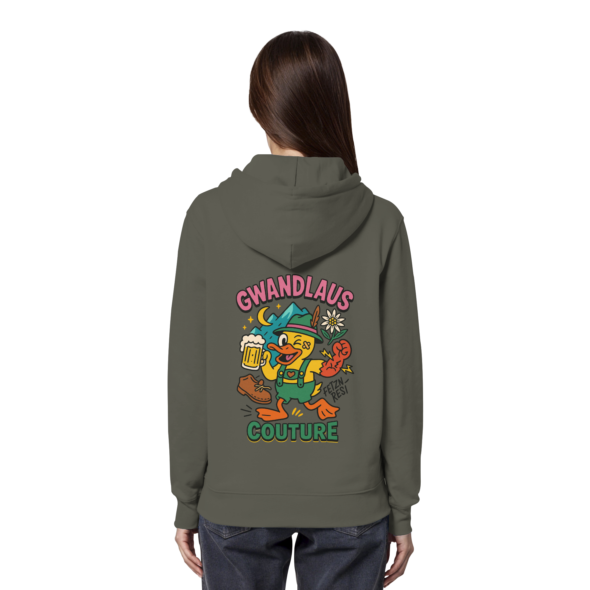 Crazy Duck - Organic Hoodie