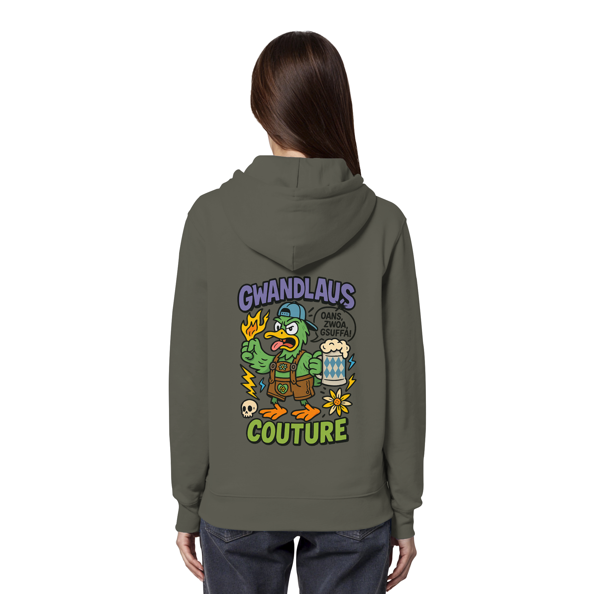 Ente süßsauer - Organic Hoodie