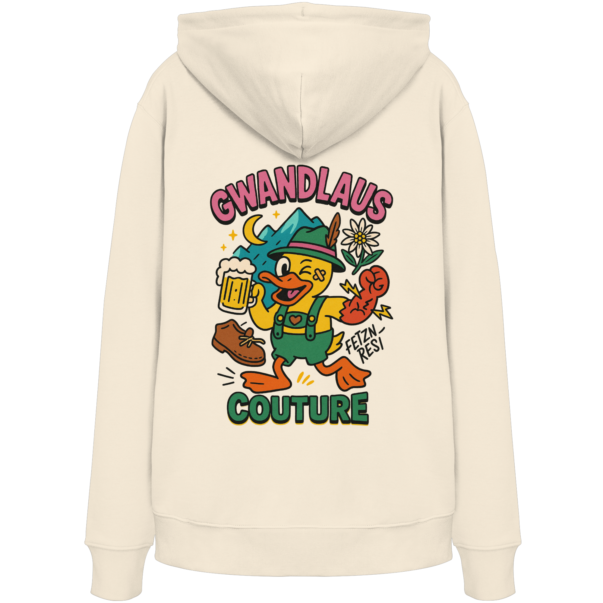 Crazy Duck - Organic Hoodie