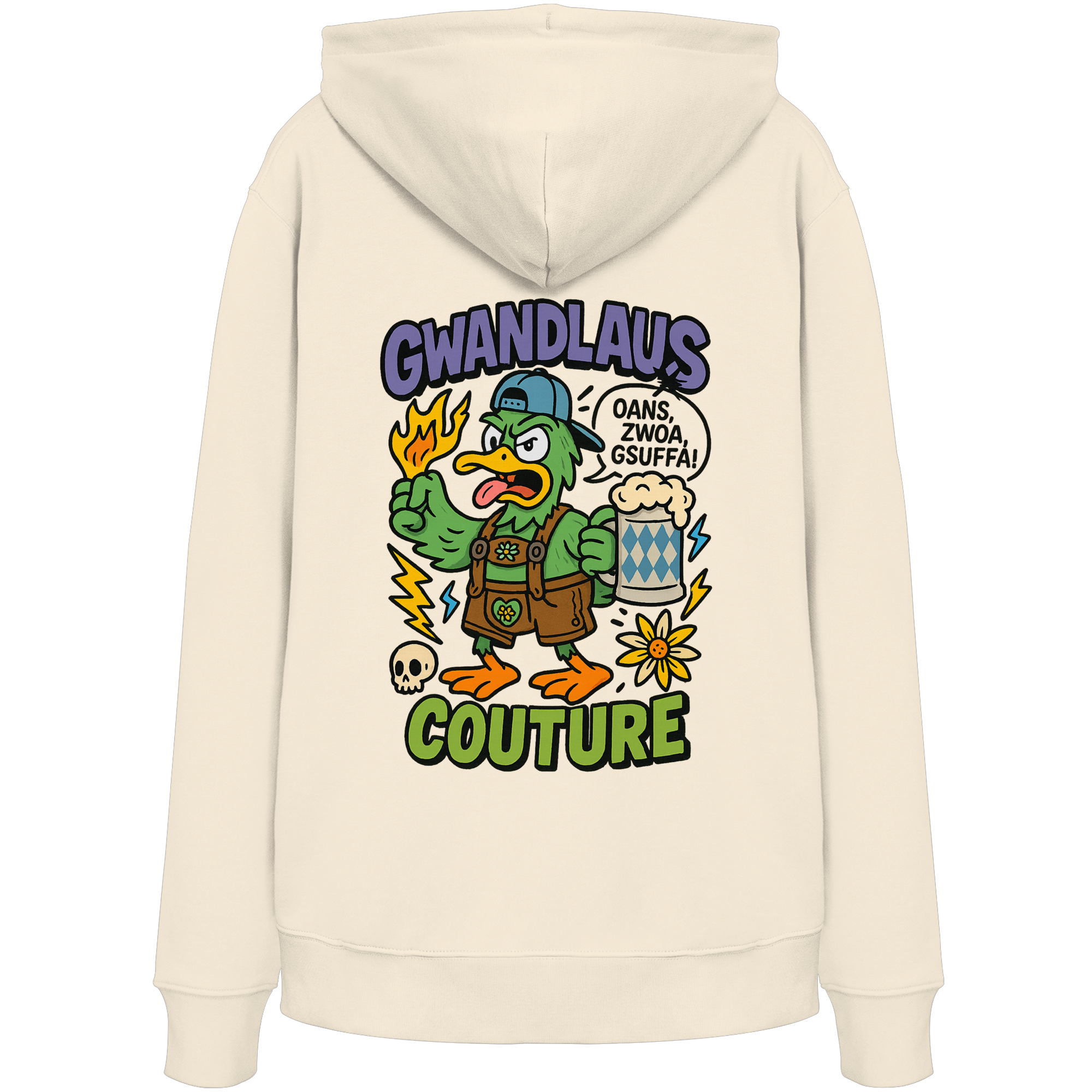 Ente süßsauer - Organic Hoodie