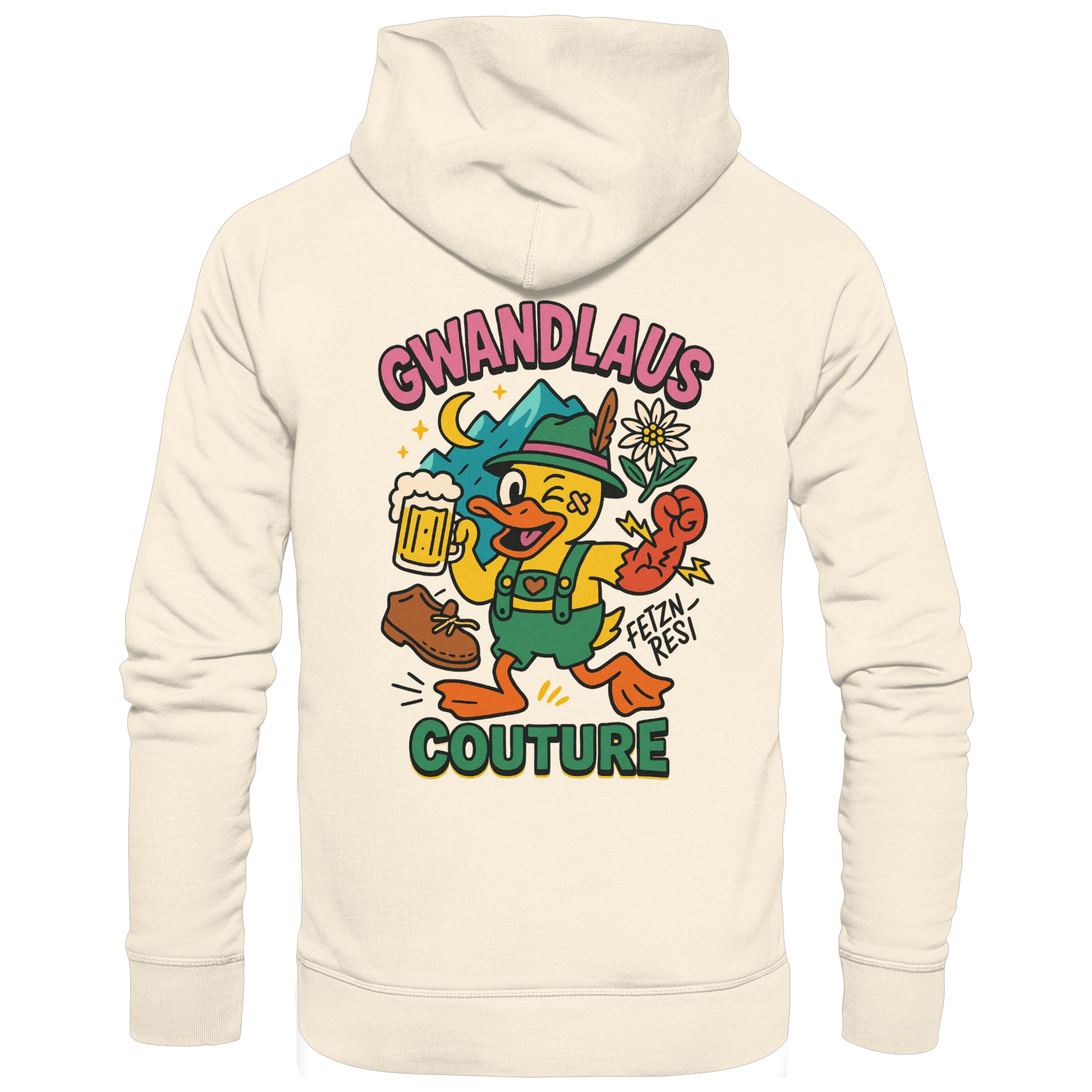 Crazy Duck - Organic Hoodie