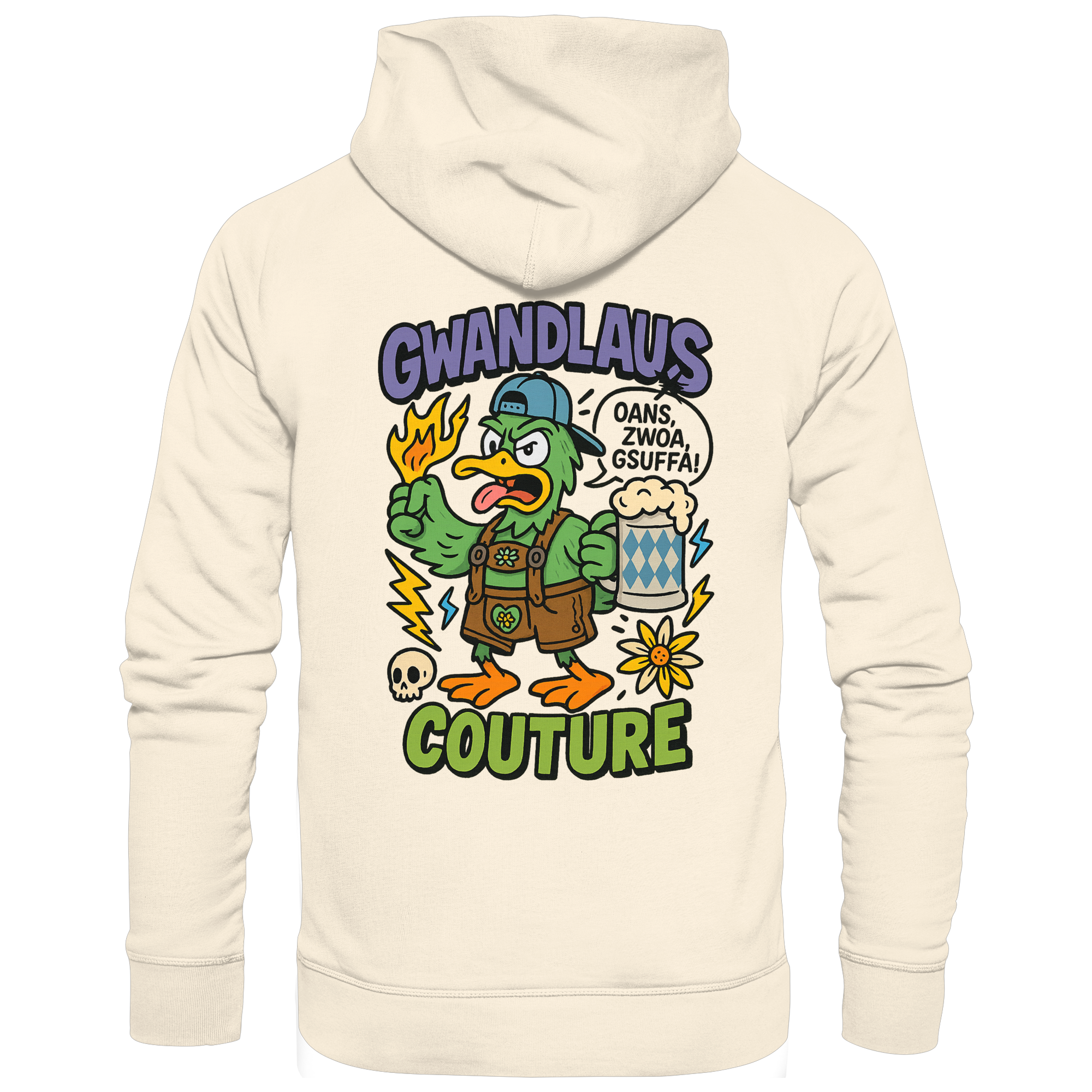 Ente süßsauer - Organic Hoodie