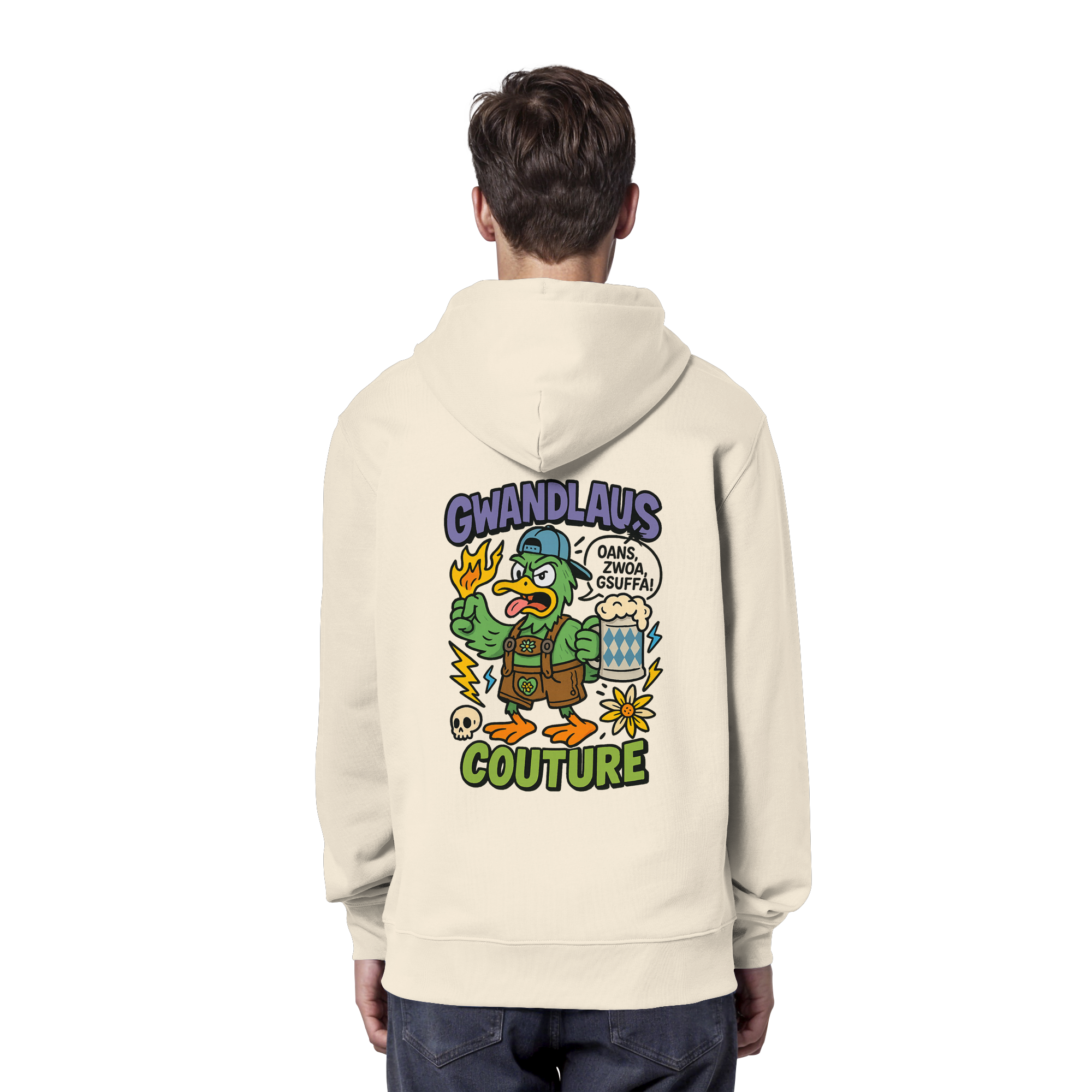 Ente süßsauer - Organic Hoodie