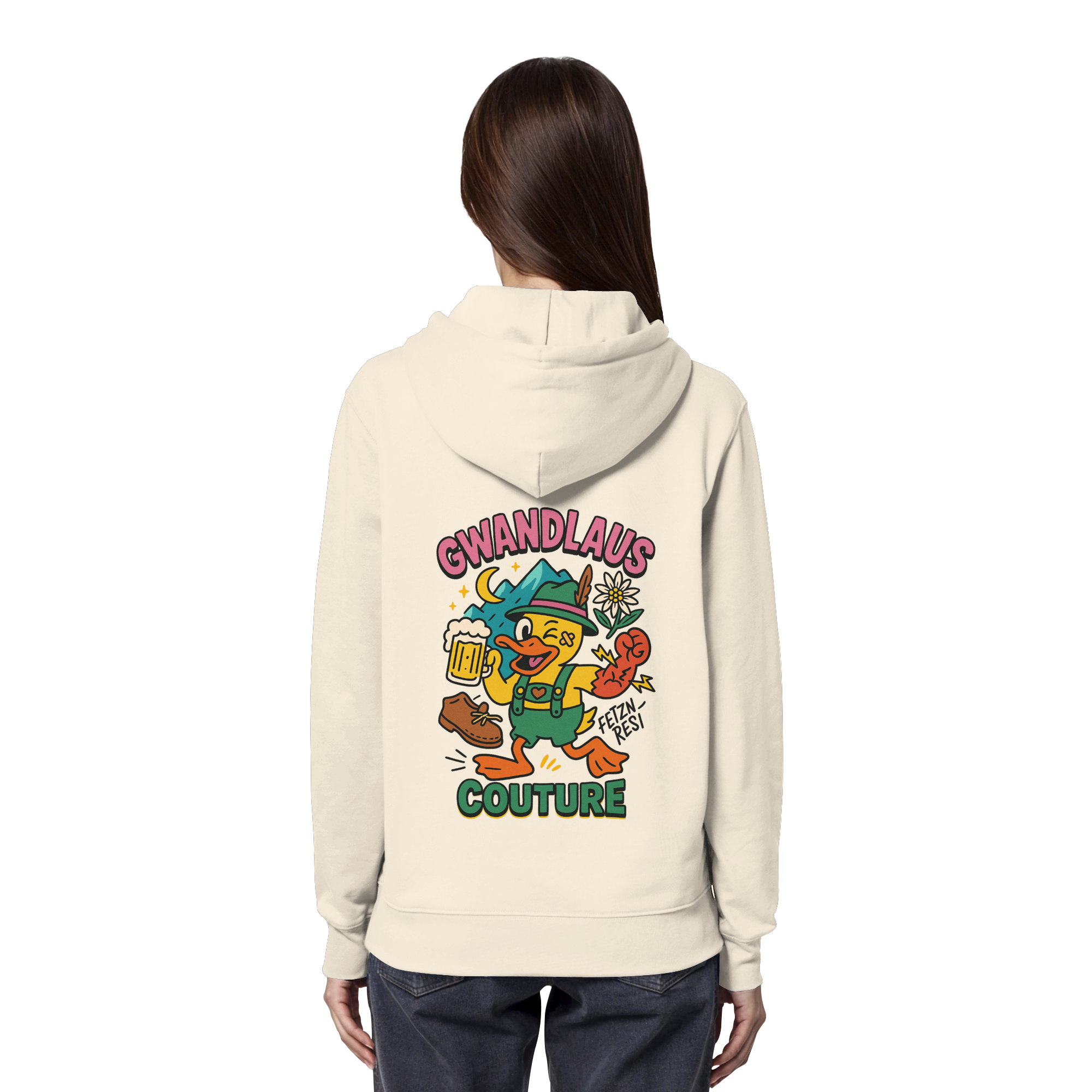 Crazy Duck - Organic Hoodie