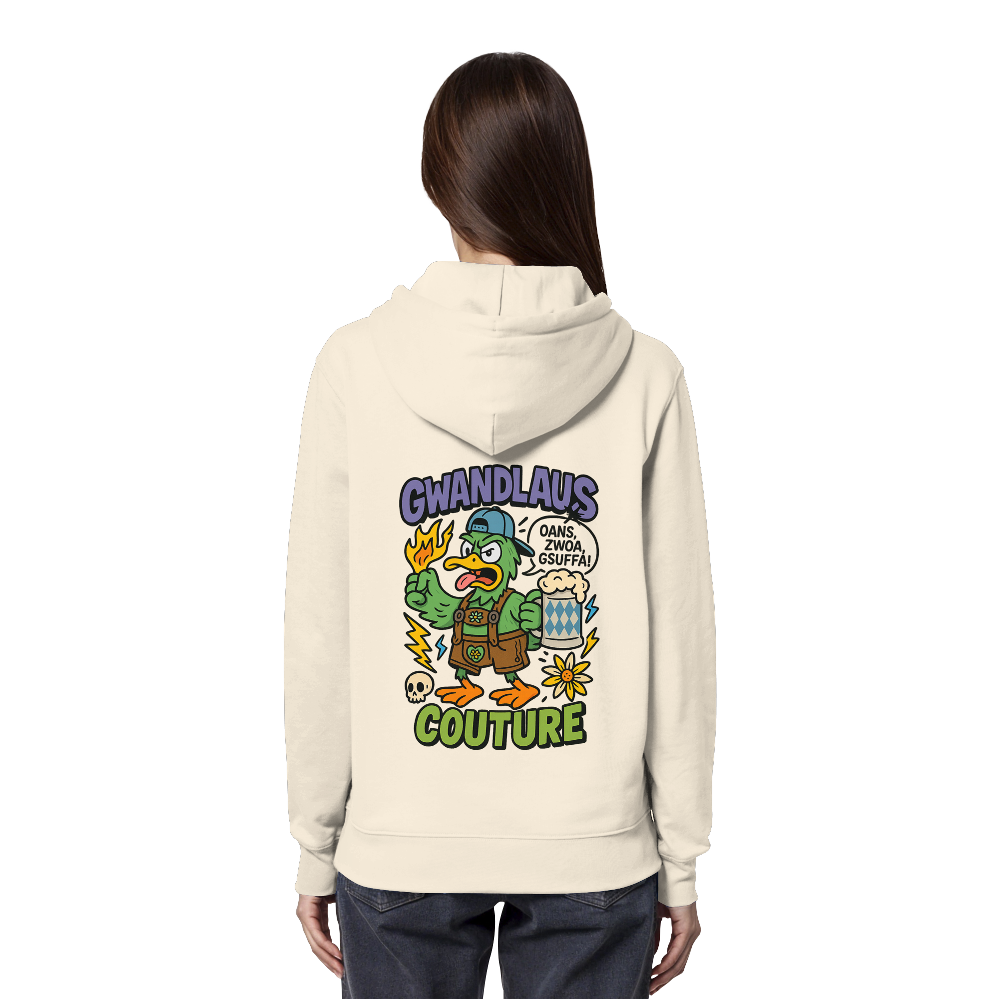 Ente süßsauer - Organic Hoodie