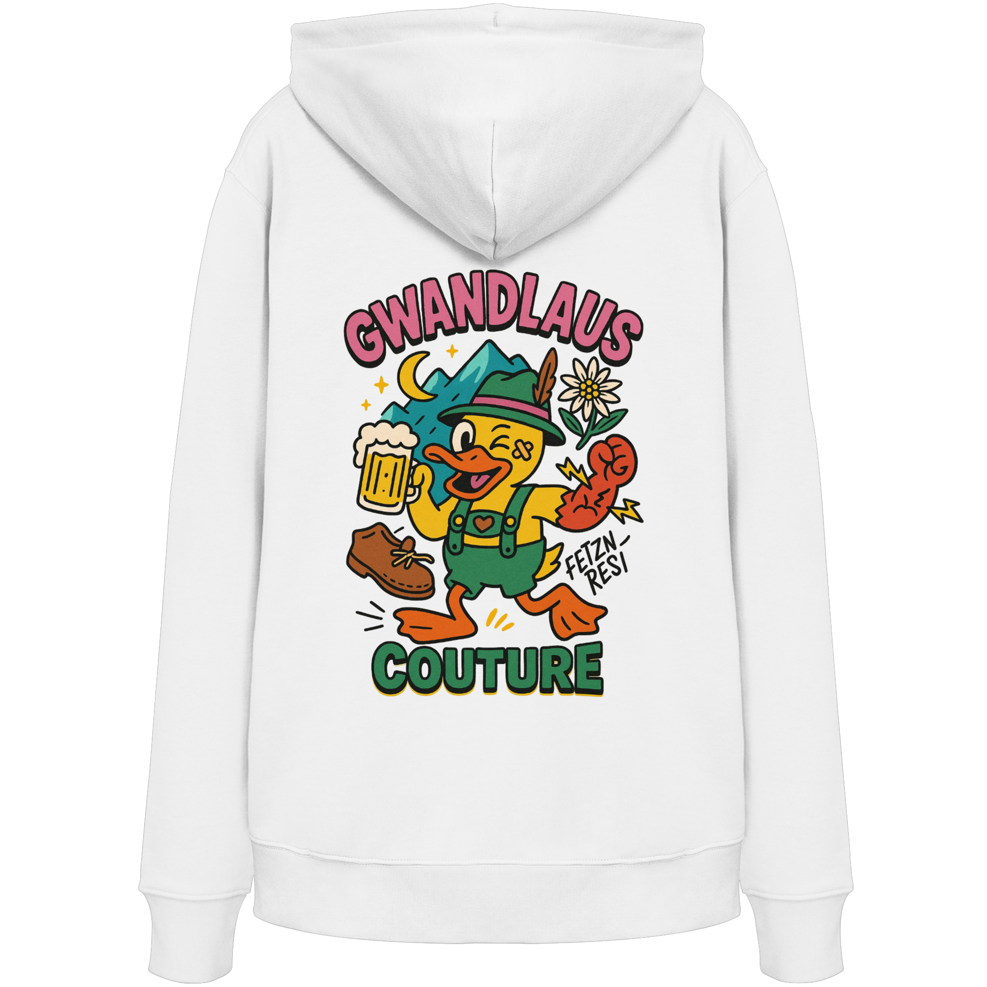 Crazy Duck - Organic Hoodie