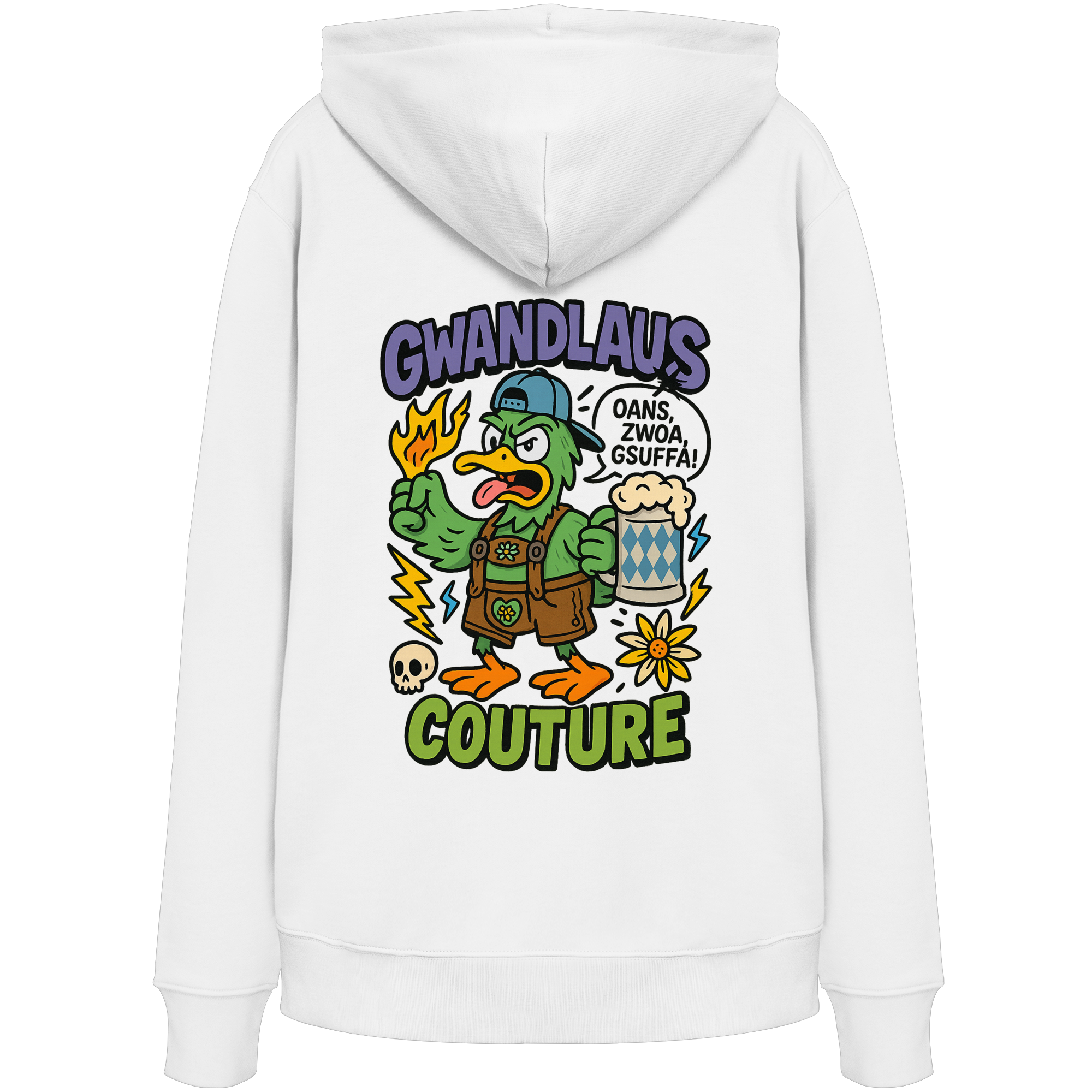 Ente süßsauer - Organic Hoodie